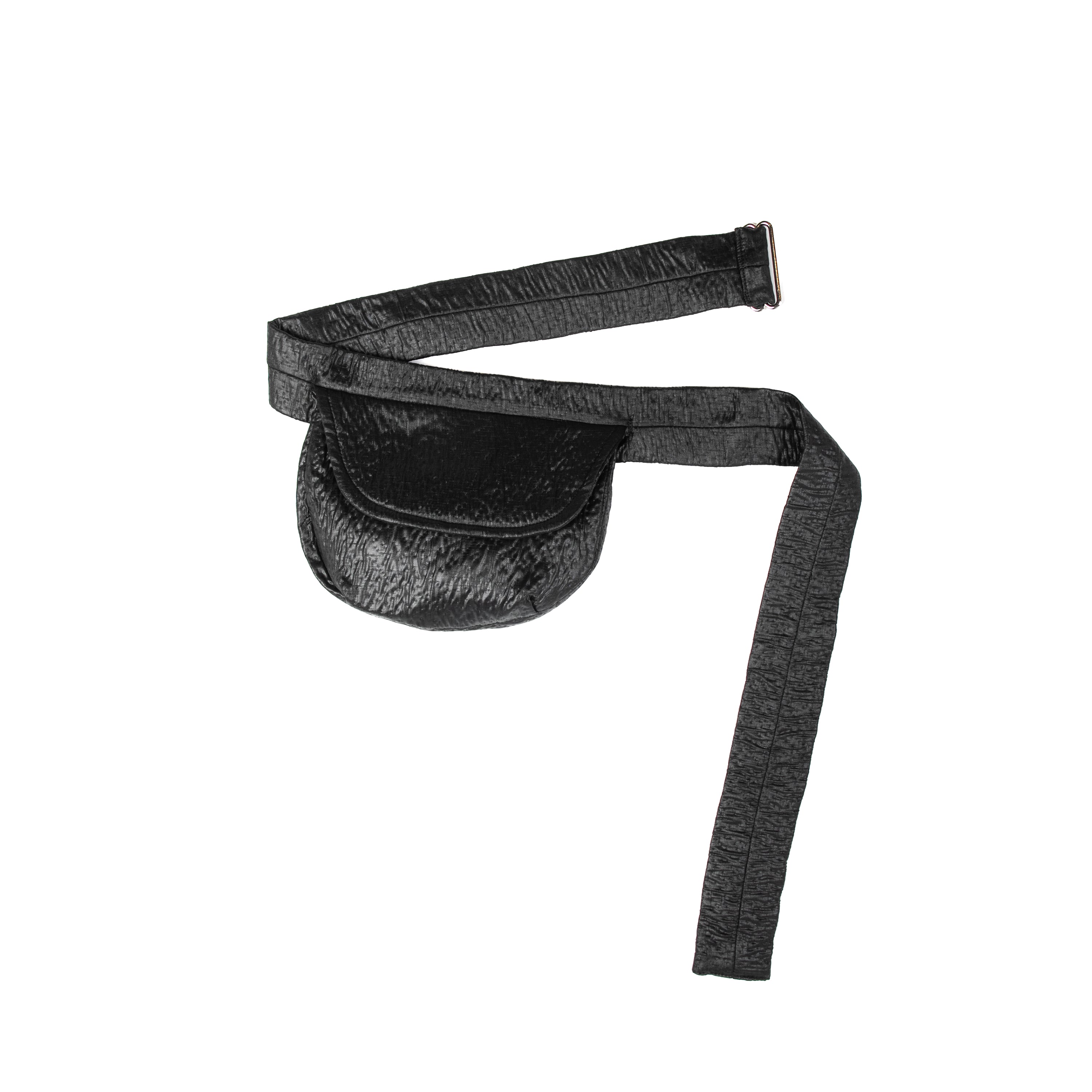 Belt Bag Quilted Nylon Black - PREORDER