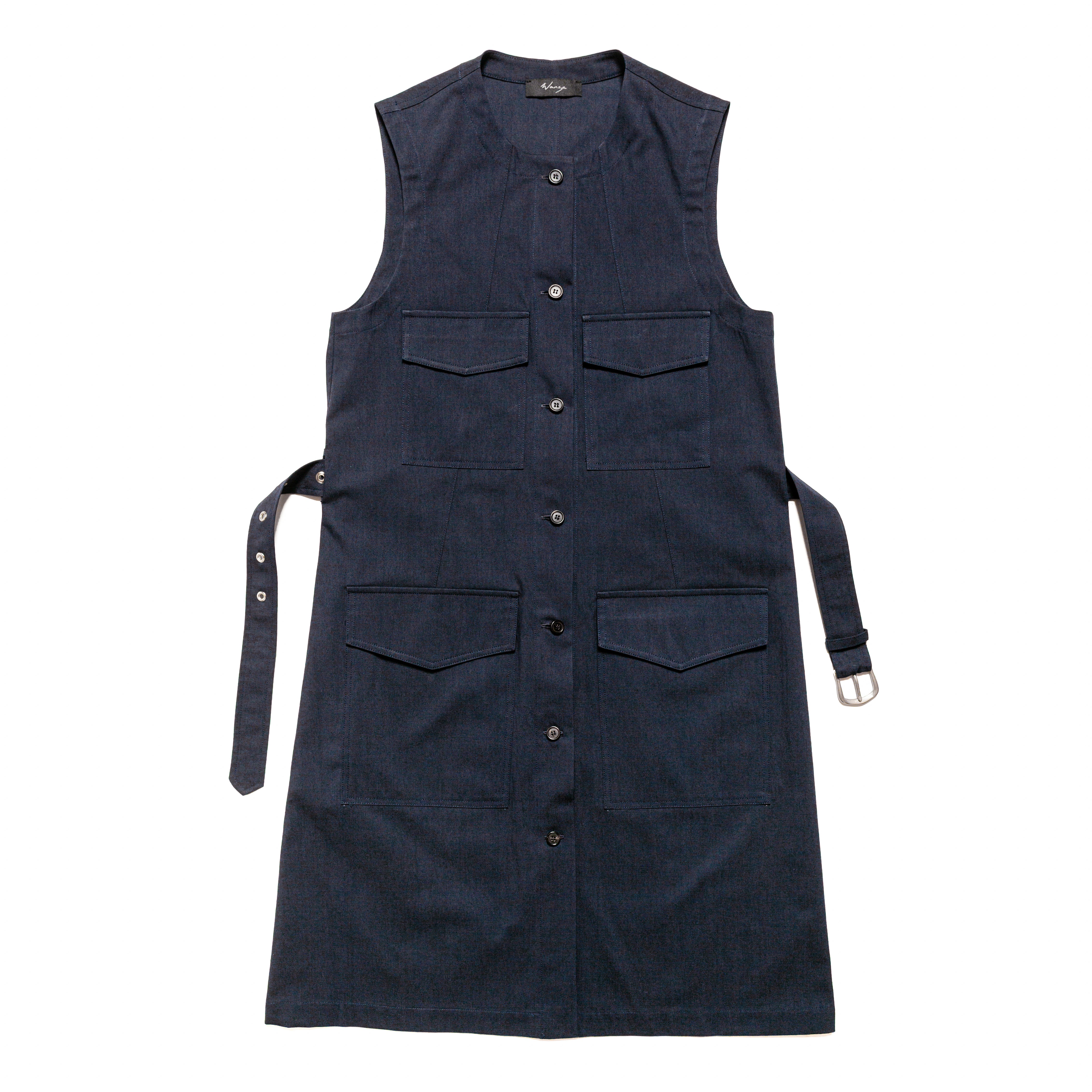 Gilet Dress Technical Gabardine Navy - PREORDER Gilet Dress Technical Gabardine Navy - PREORDER