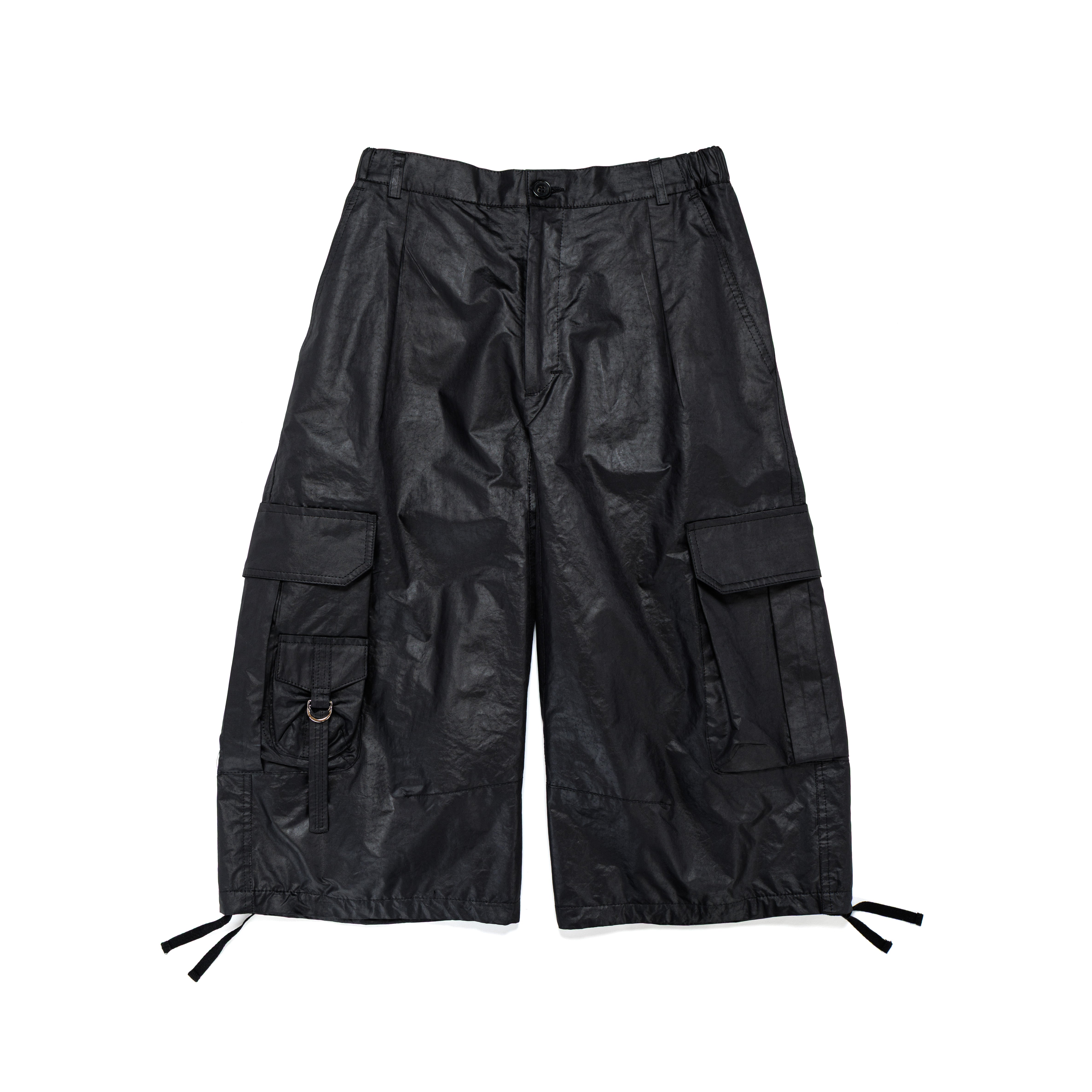 Easy Cargo Capri Dyed Taffeta Vintage Tumbler Black - PREORDER