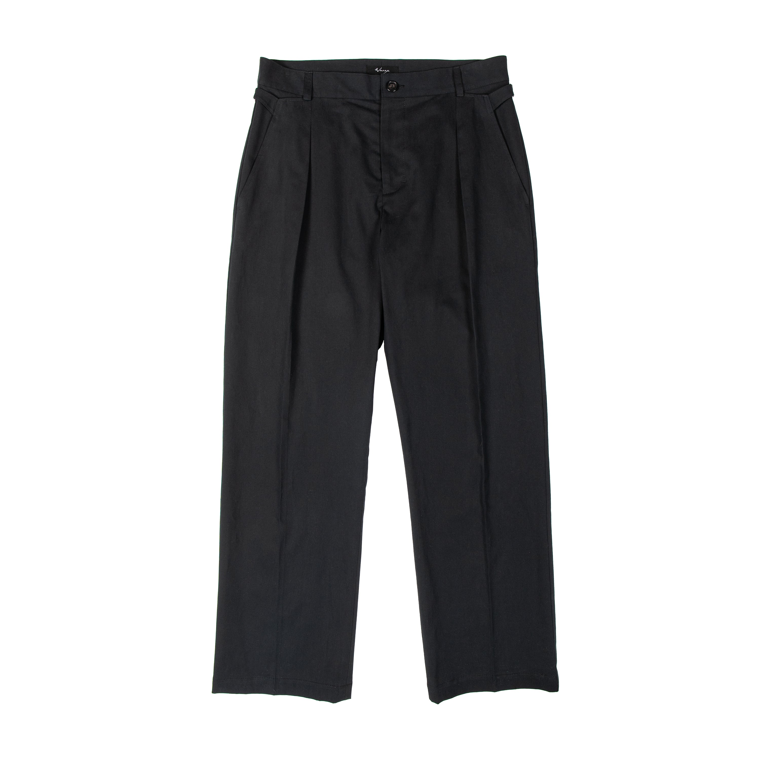 Cinch Trousers Cotton Twill Black - PREORDER