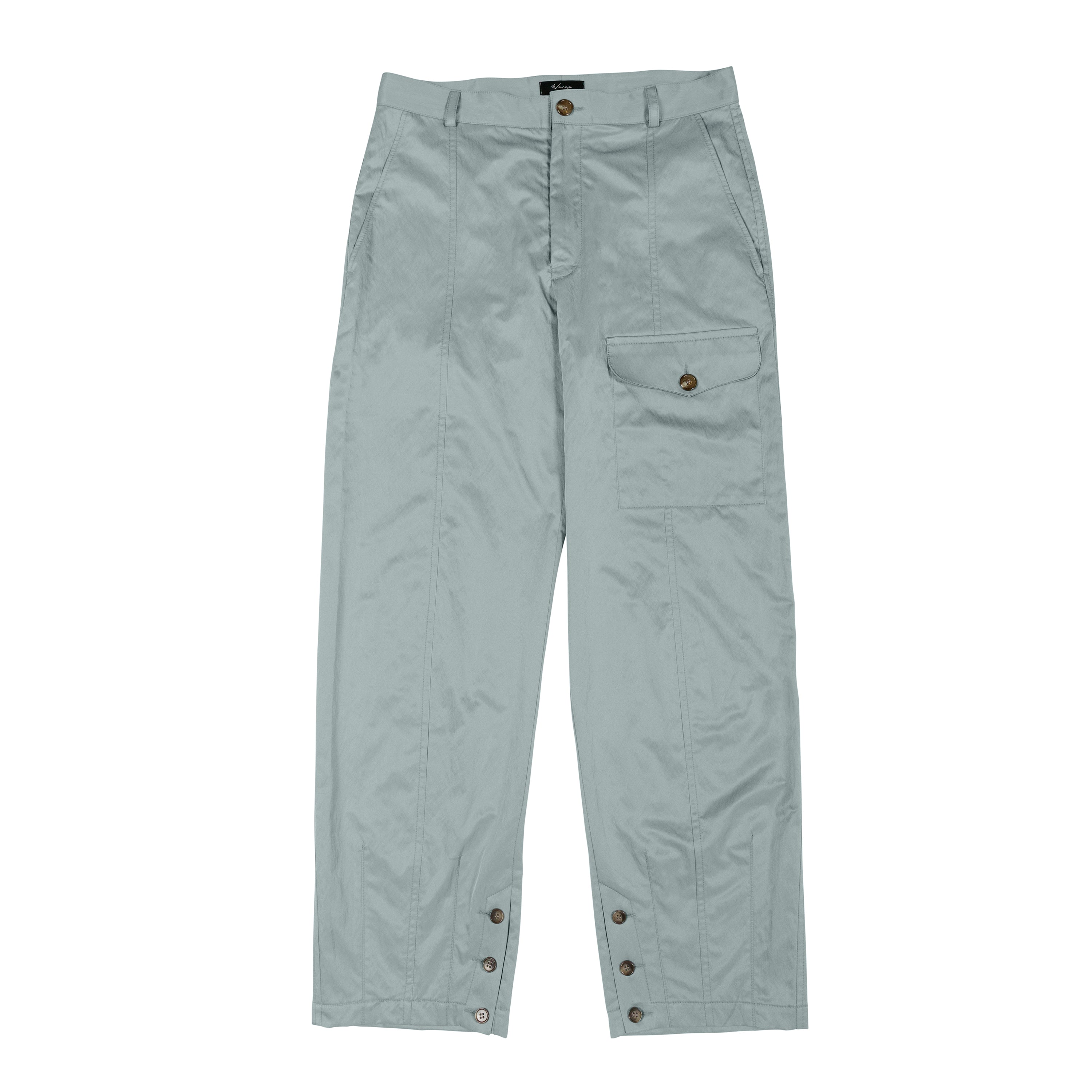Utility Pant Nylon Poly Silver Blue