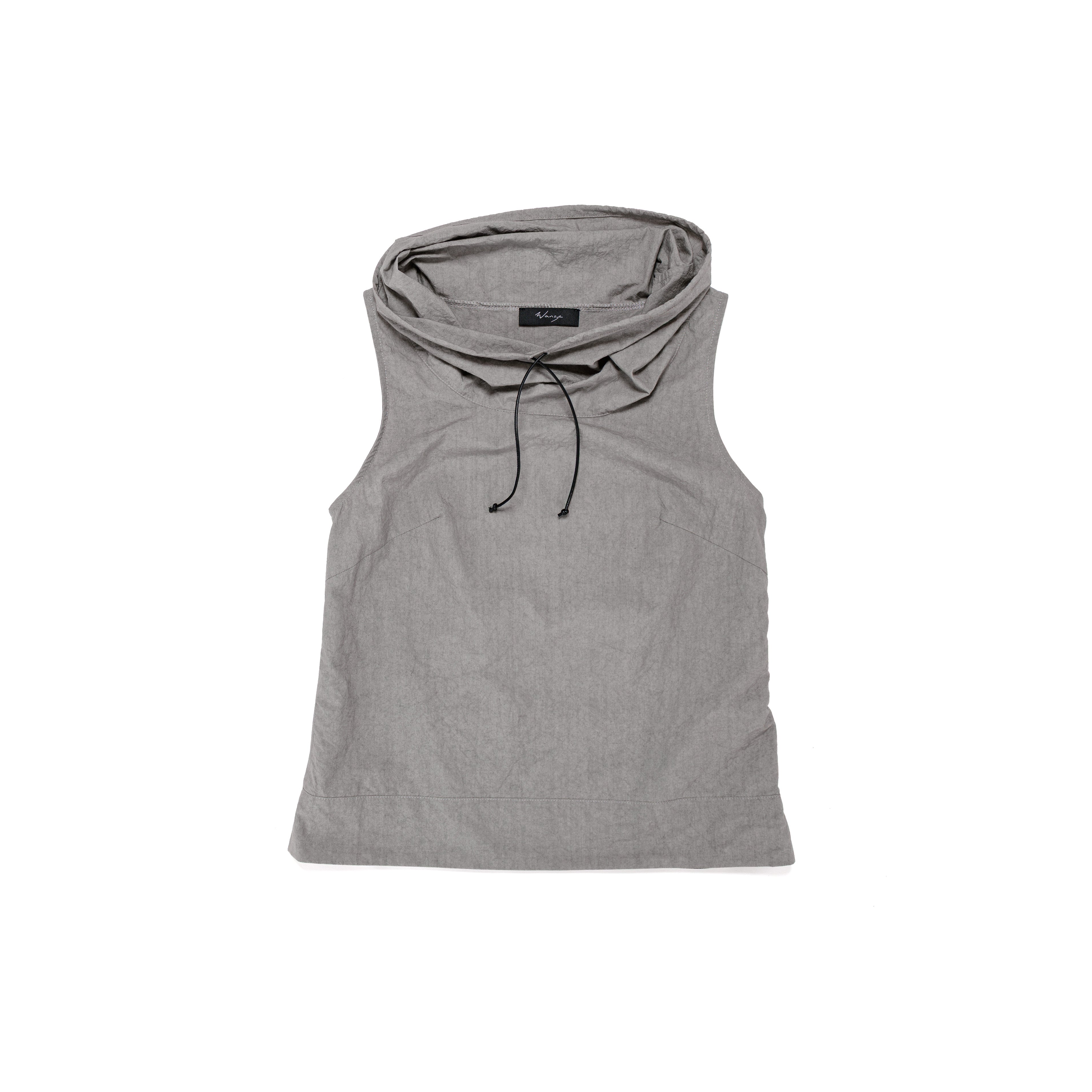 Funnel Neck Tank Sun-Dried Cotton Typewriter Ash - PREORDER
