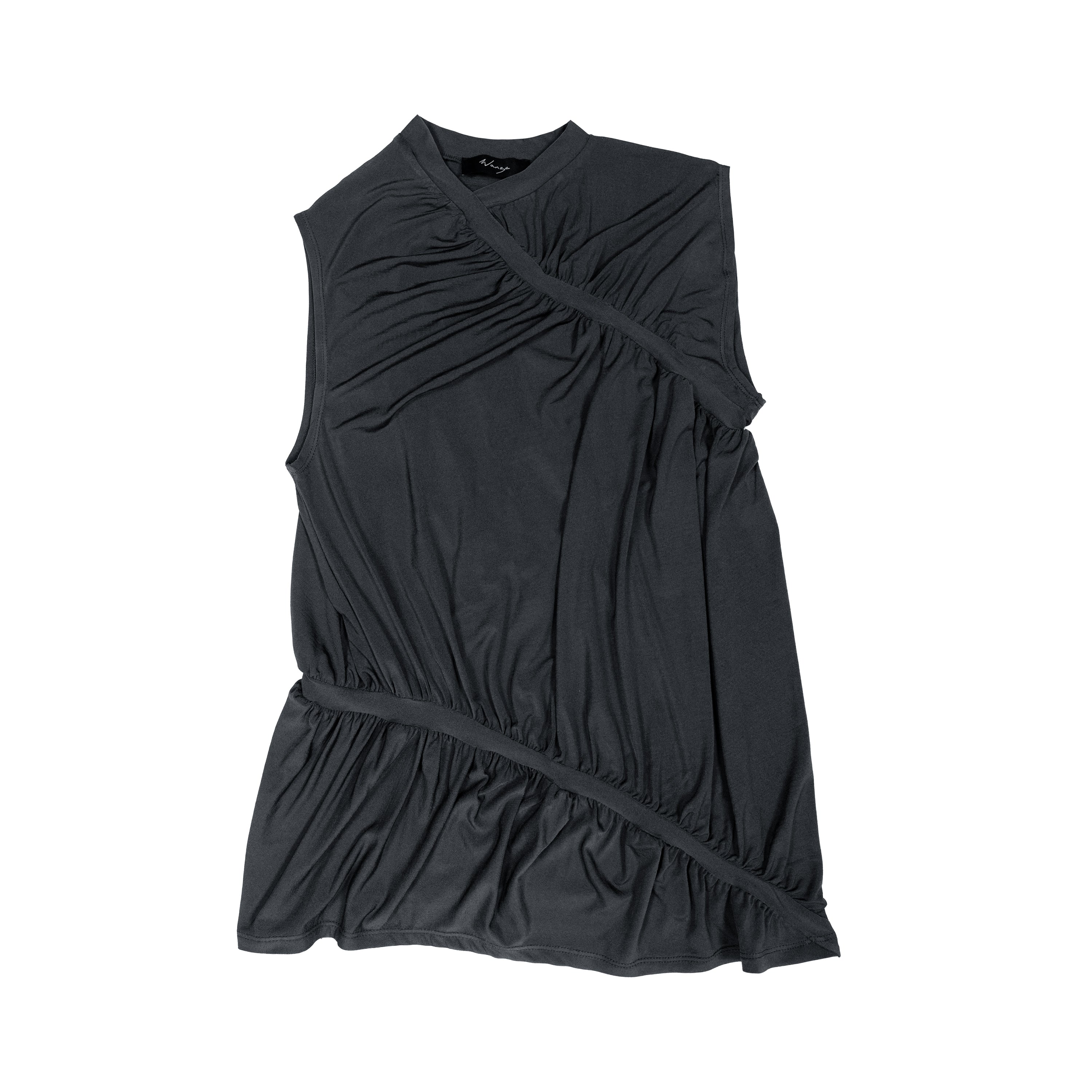 Spiral Jersey Top Graphite