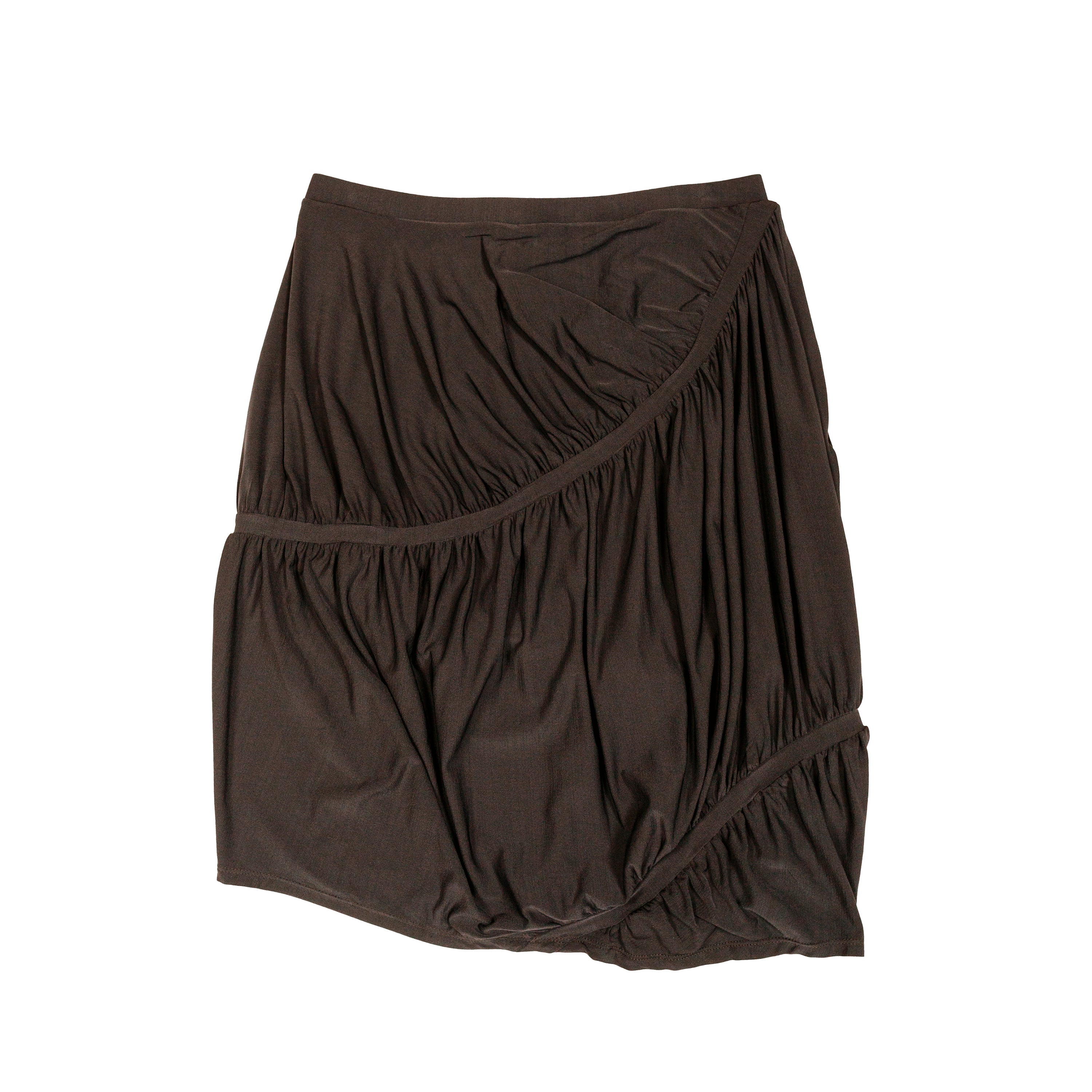 Spiral Jersey Skirt Driftwood
