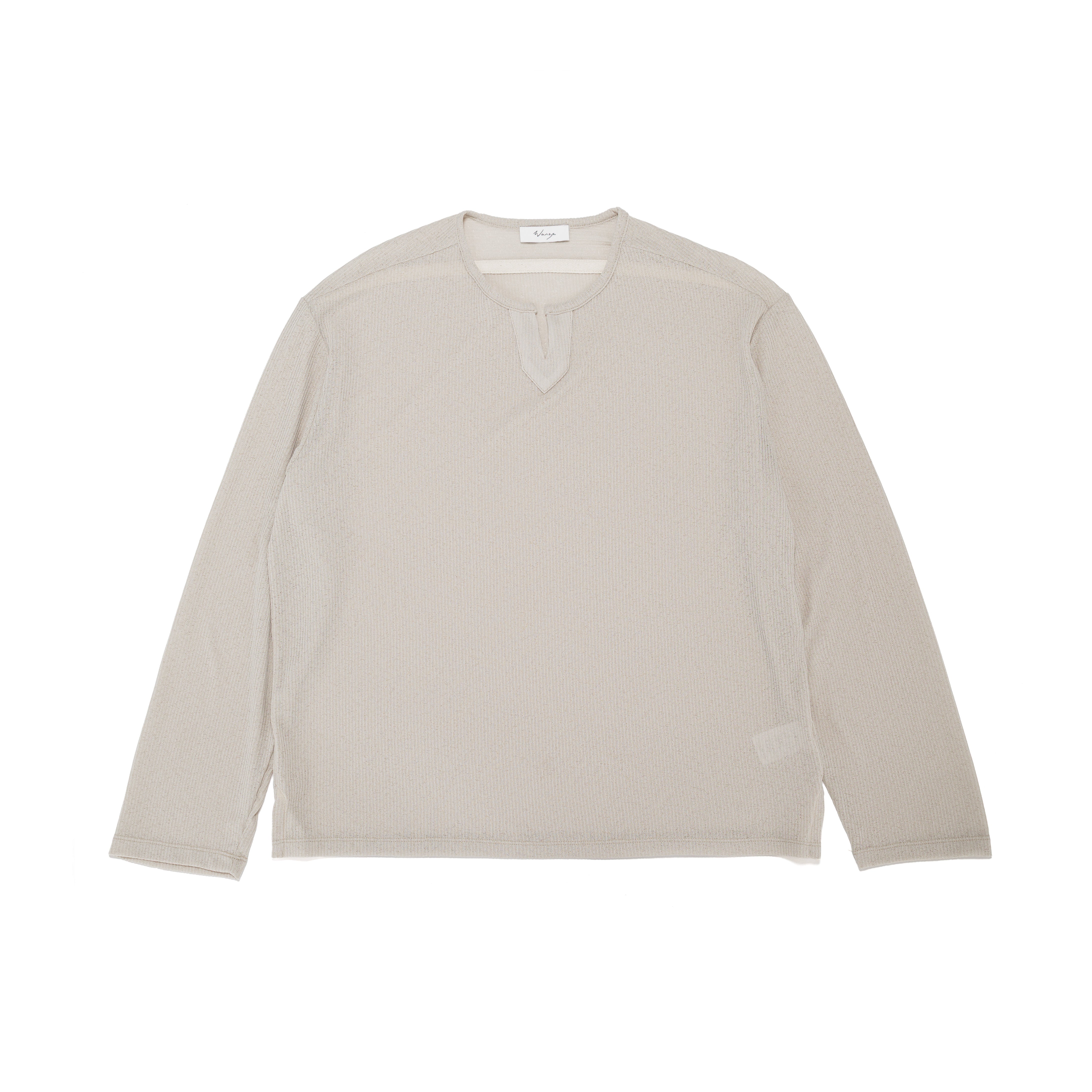 Rugby Shirt Mesh Ribbed Jersey Bone - PREORDER