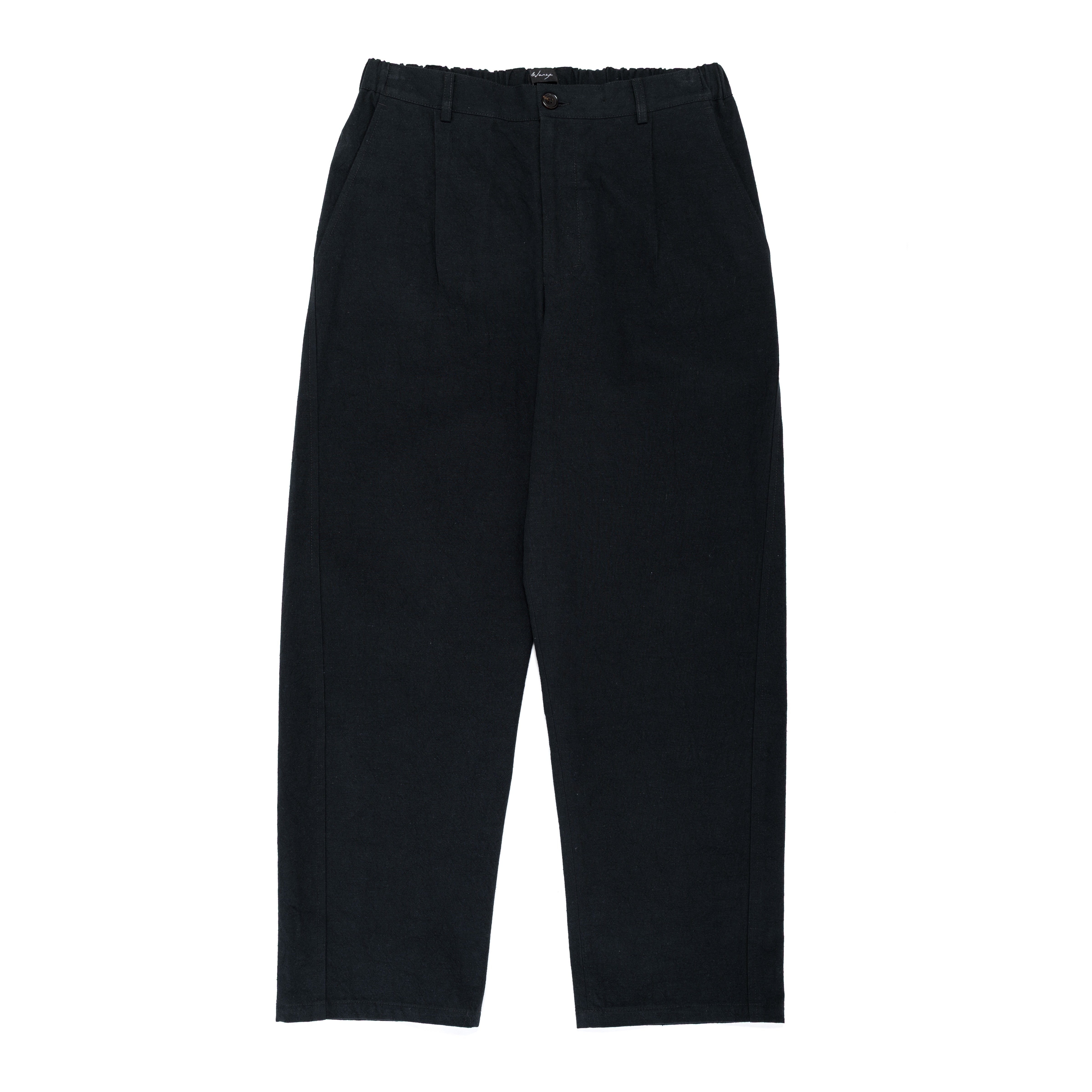 Easy Trouser Cotton Linen Black - PREORDER