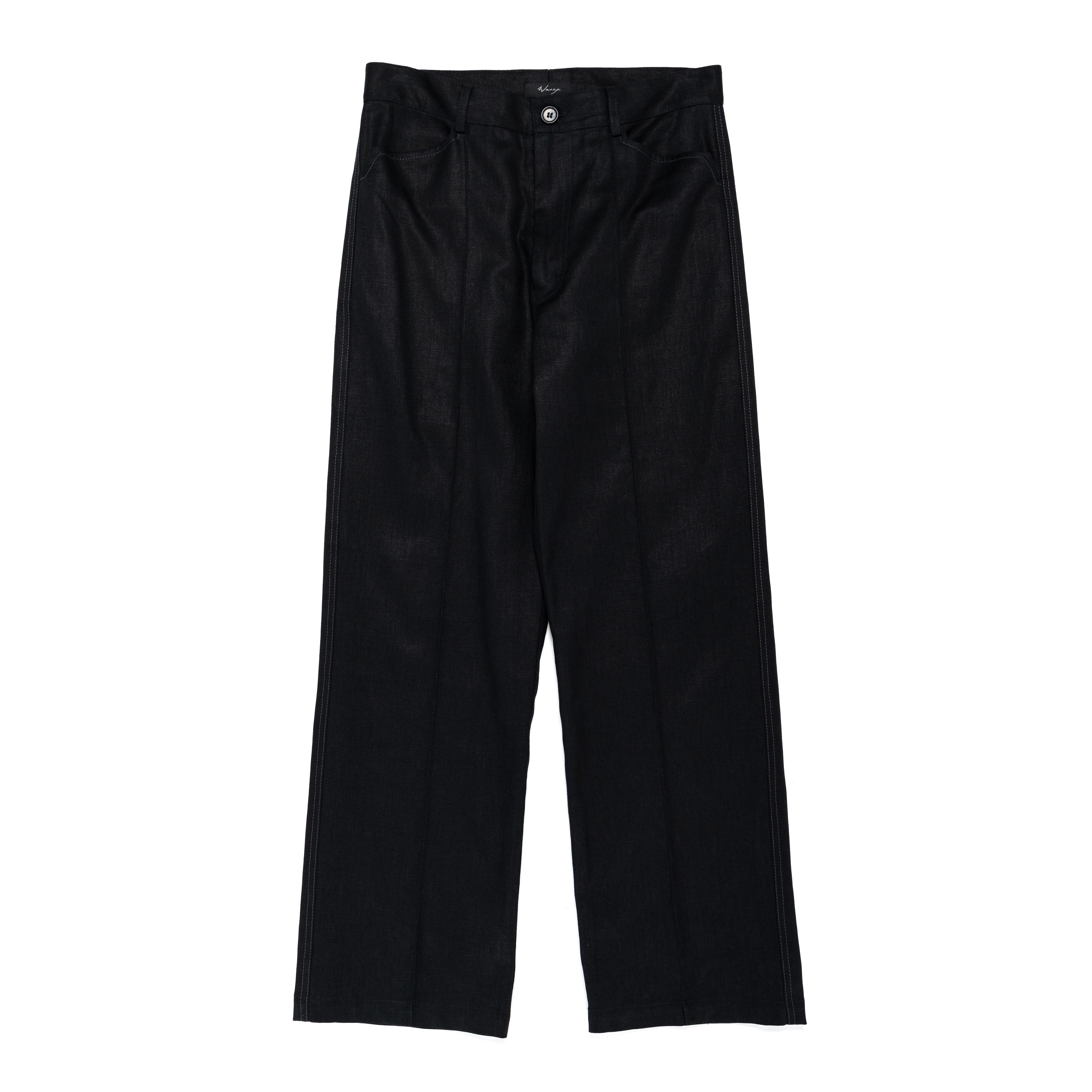 Work Pant Linen Canvas Black - PREORDER