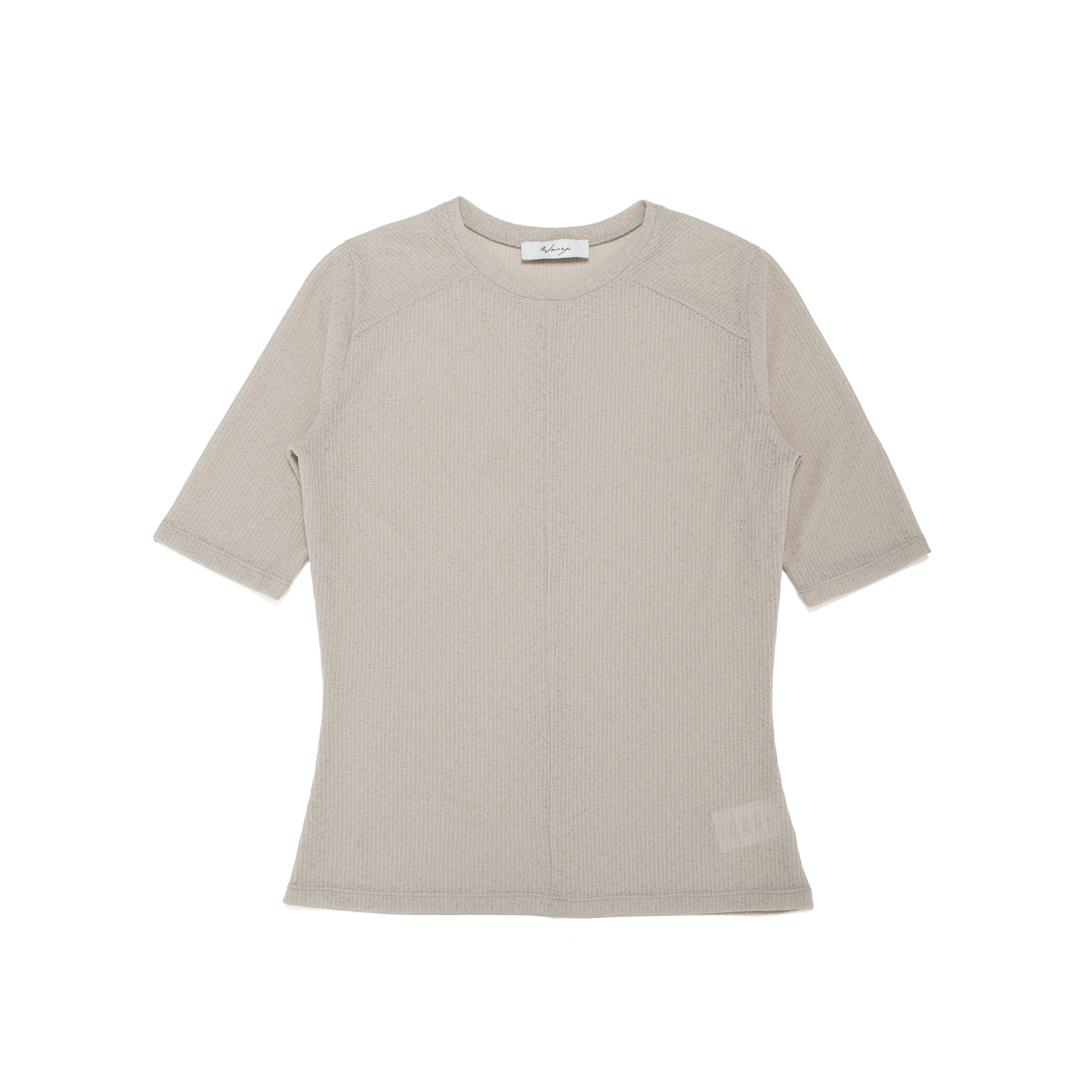 Scuba Short Sleeve Jersey Tee Mesh Ribbed Jersey Bone - PREORDER