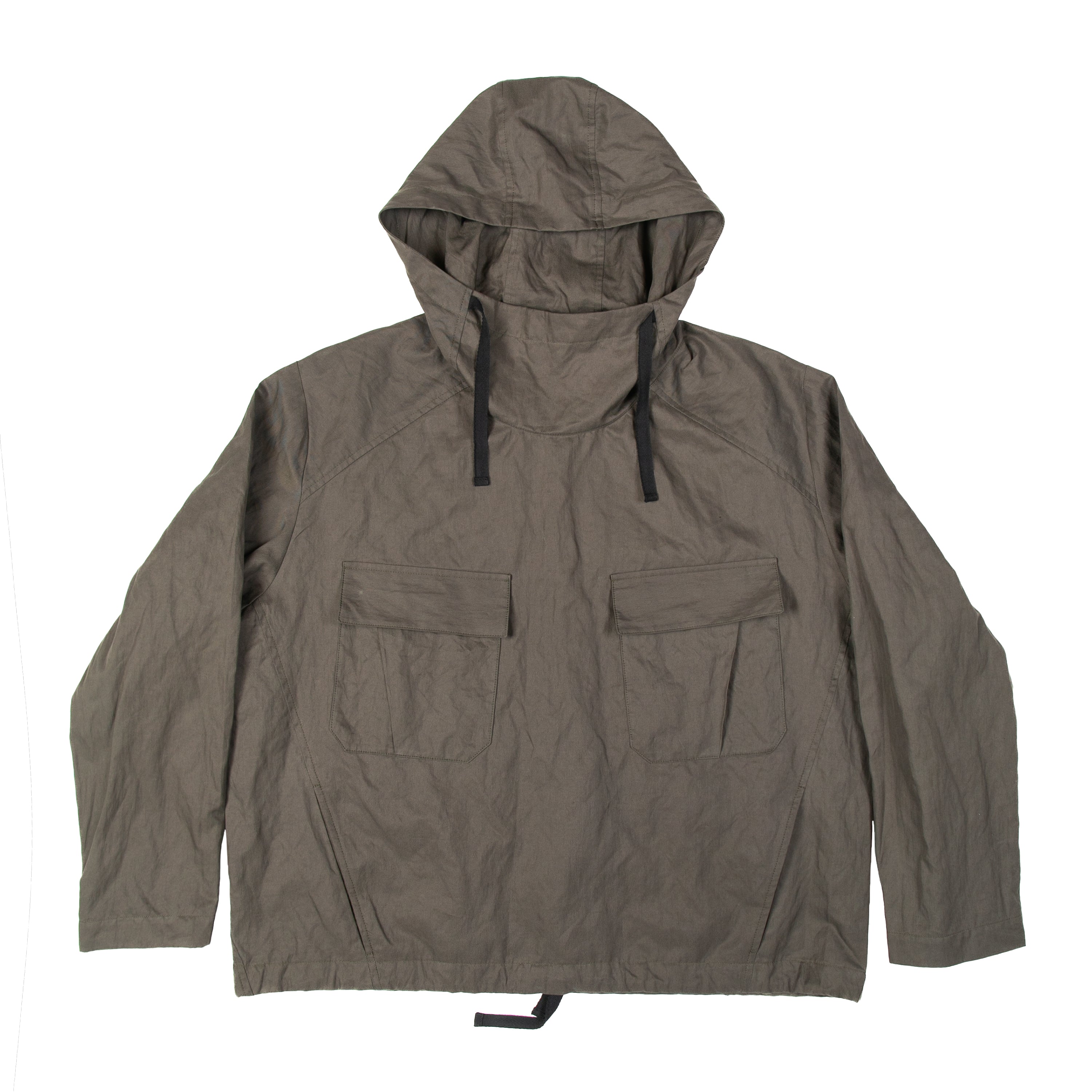 Army Smock Cotton Metal Kelp
