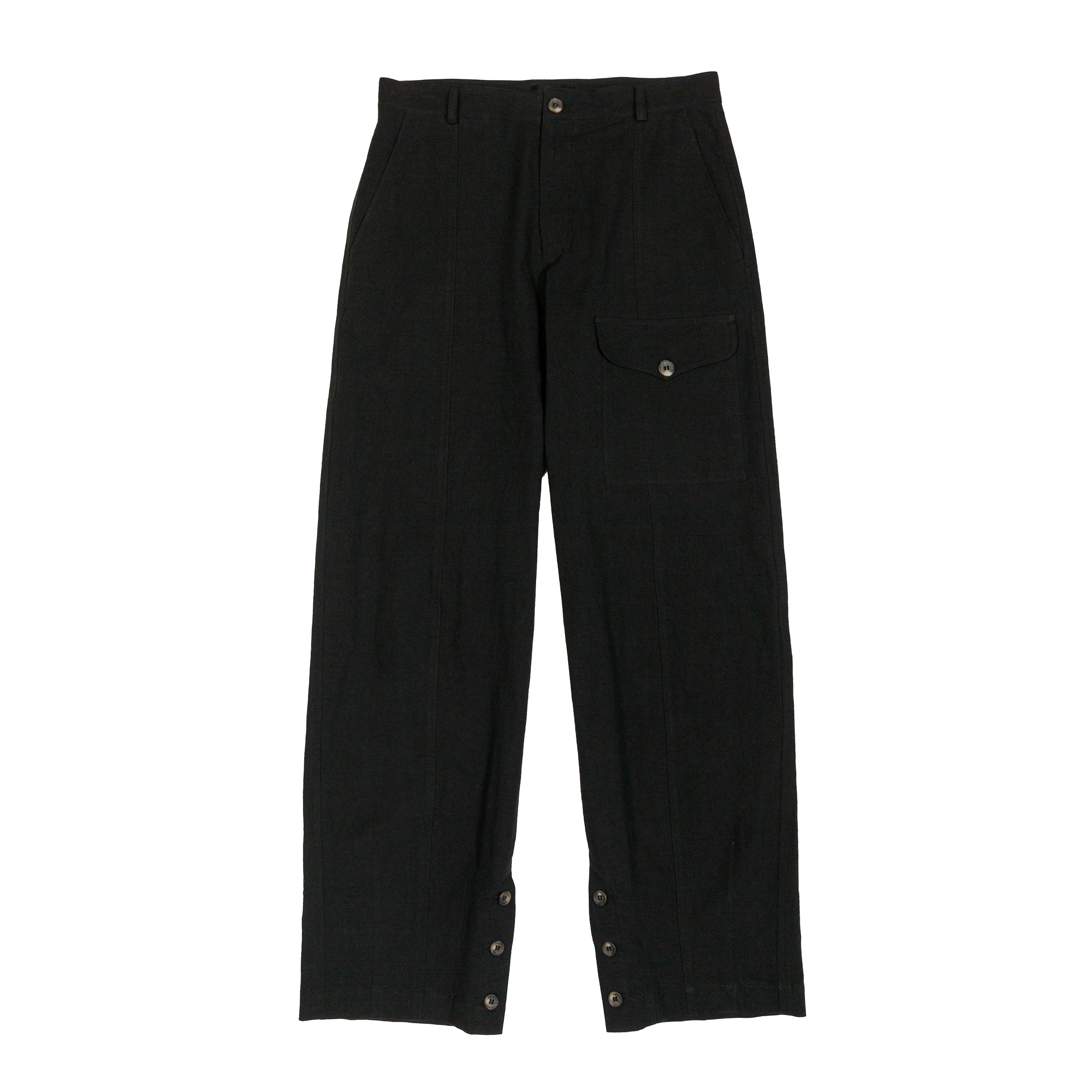 Utility Pant Cotton Hemp Black