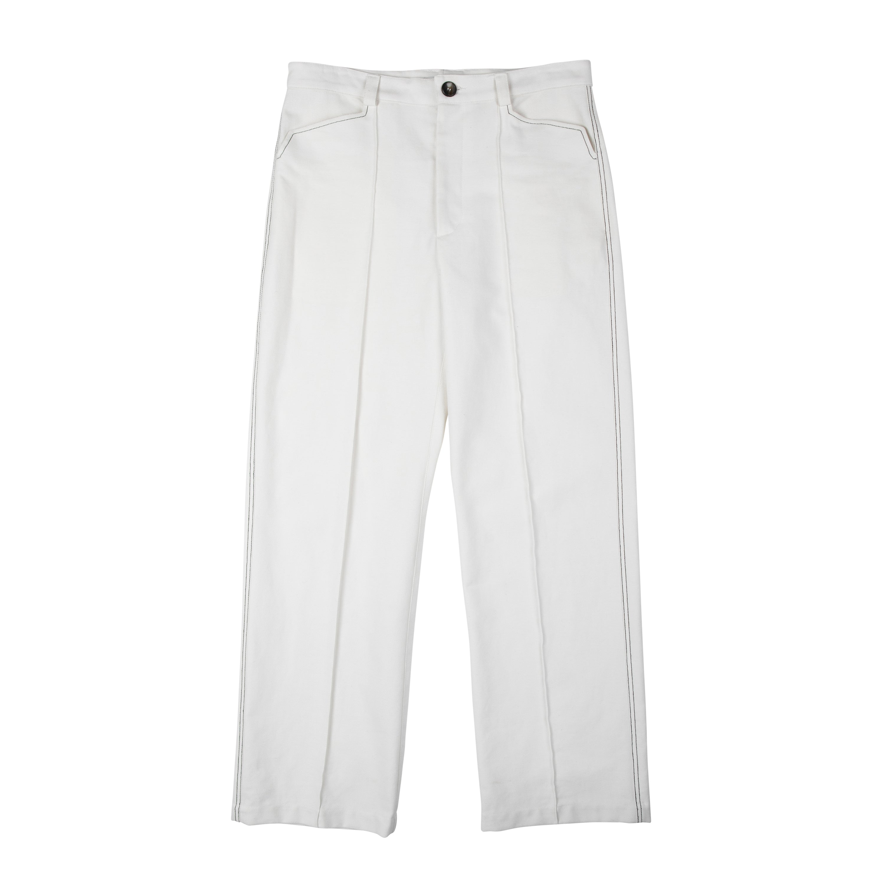 Work Trouser Heavy Cotton Twill White - PREORDER
