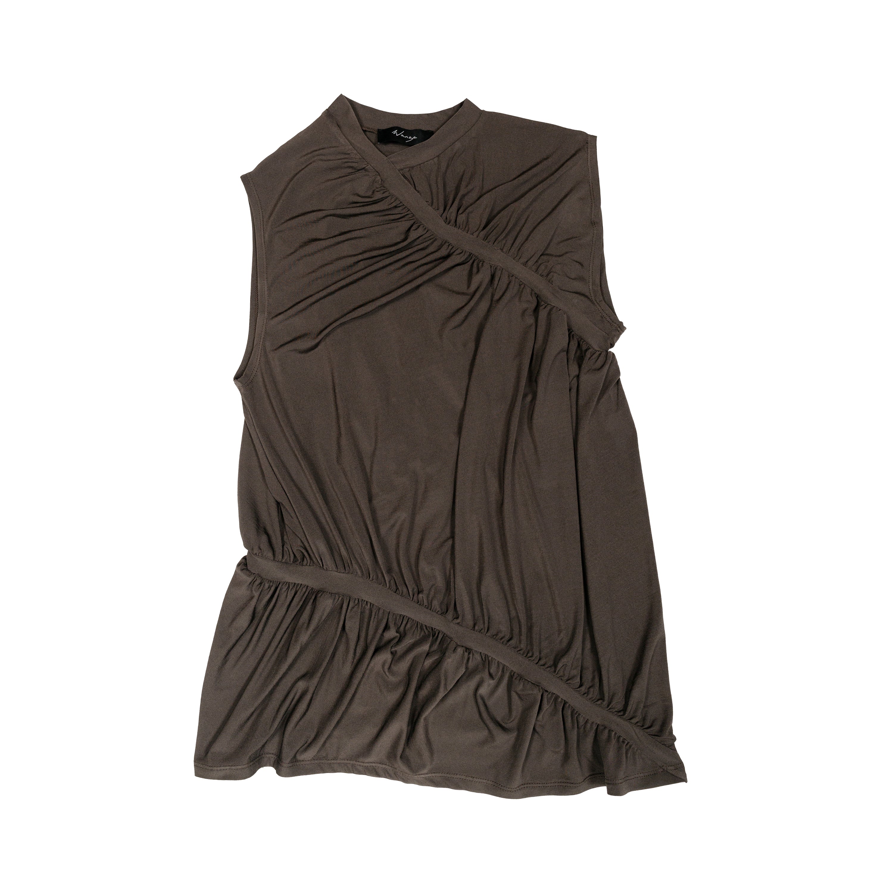 Spiral Jersey Top Driftwood