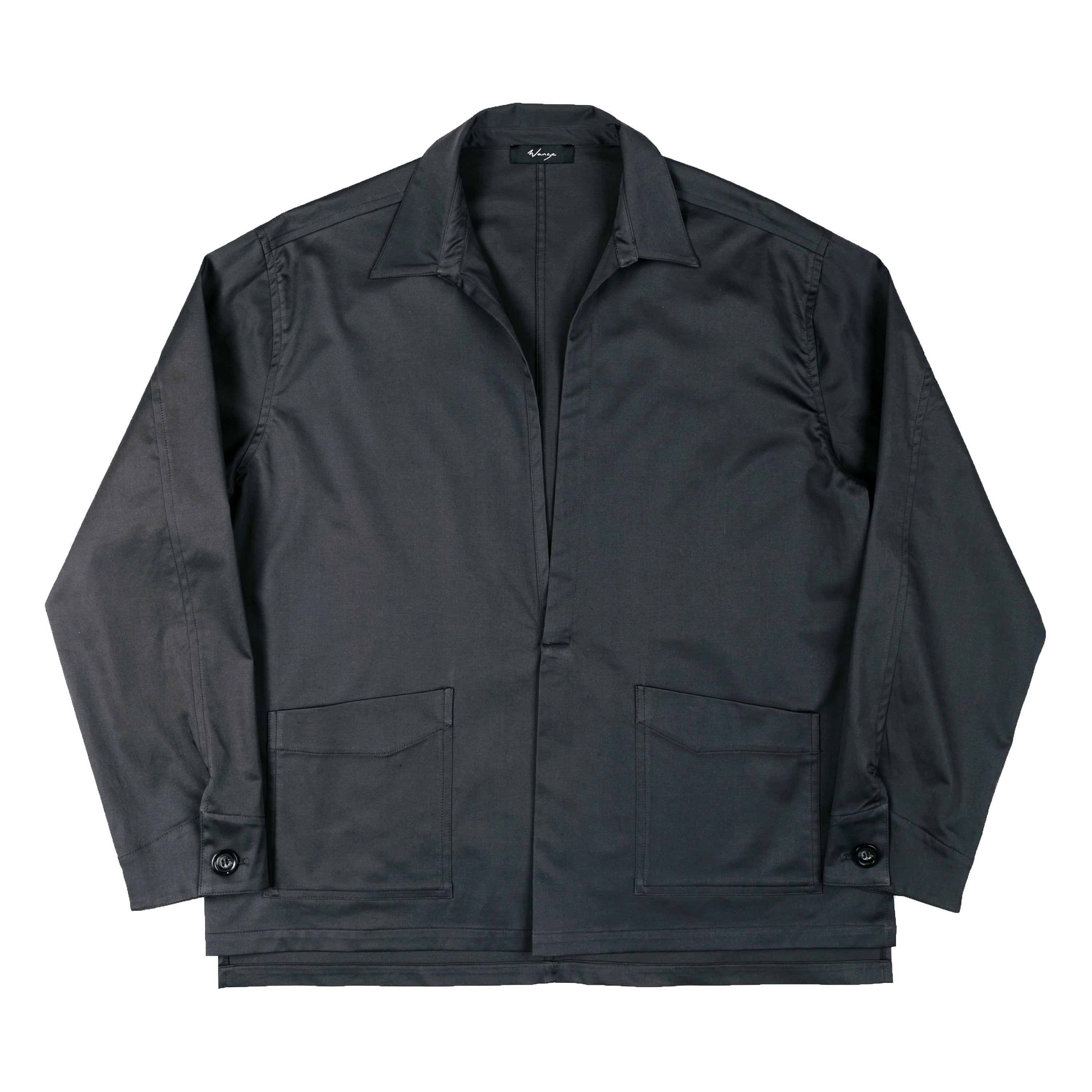 Smock Overshirt Cotton Grey - PREORDER