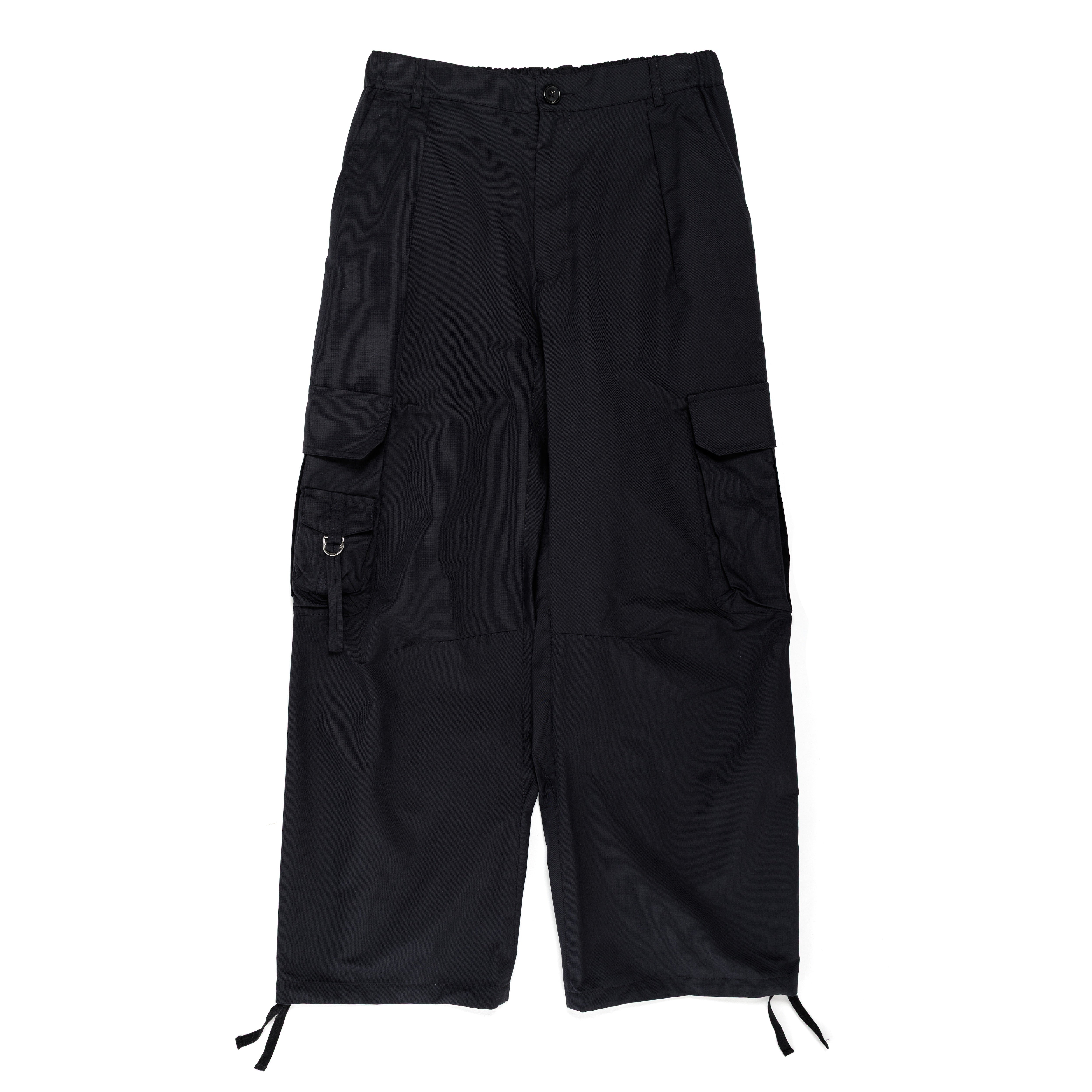 Easy Cargo Pant Nylon Cotton Gabardine Black - PREORDER