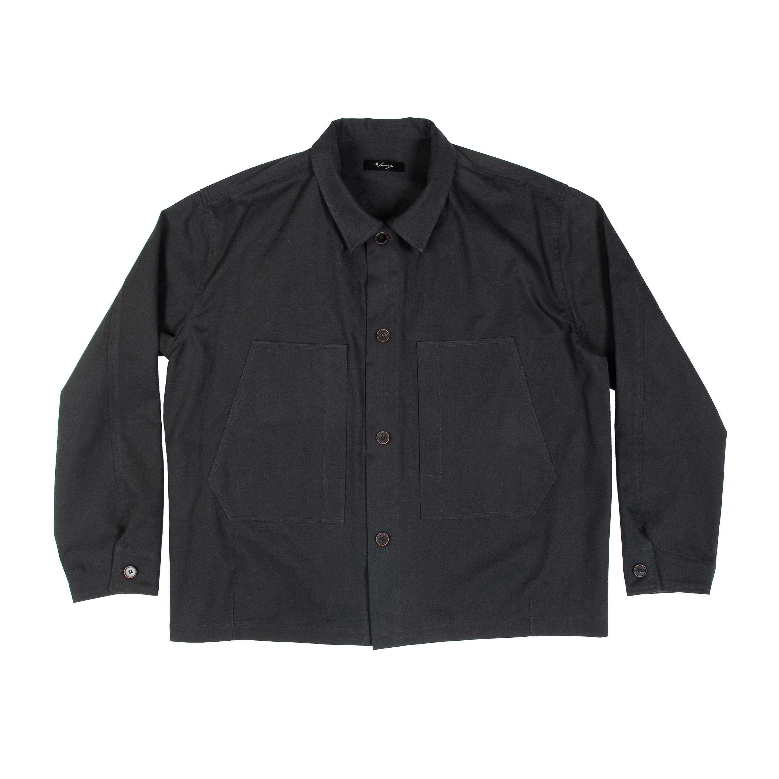 Chore Shirt Cotton Twill Black - PREORDER