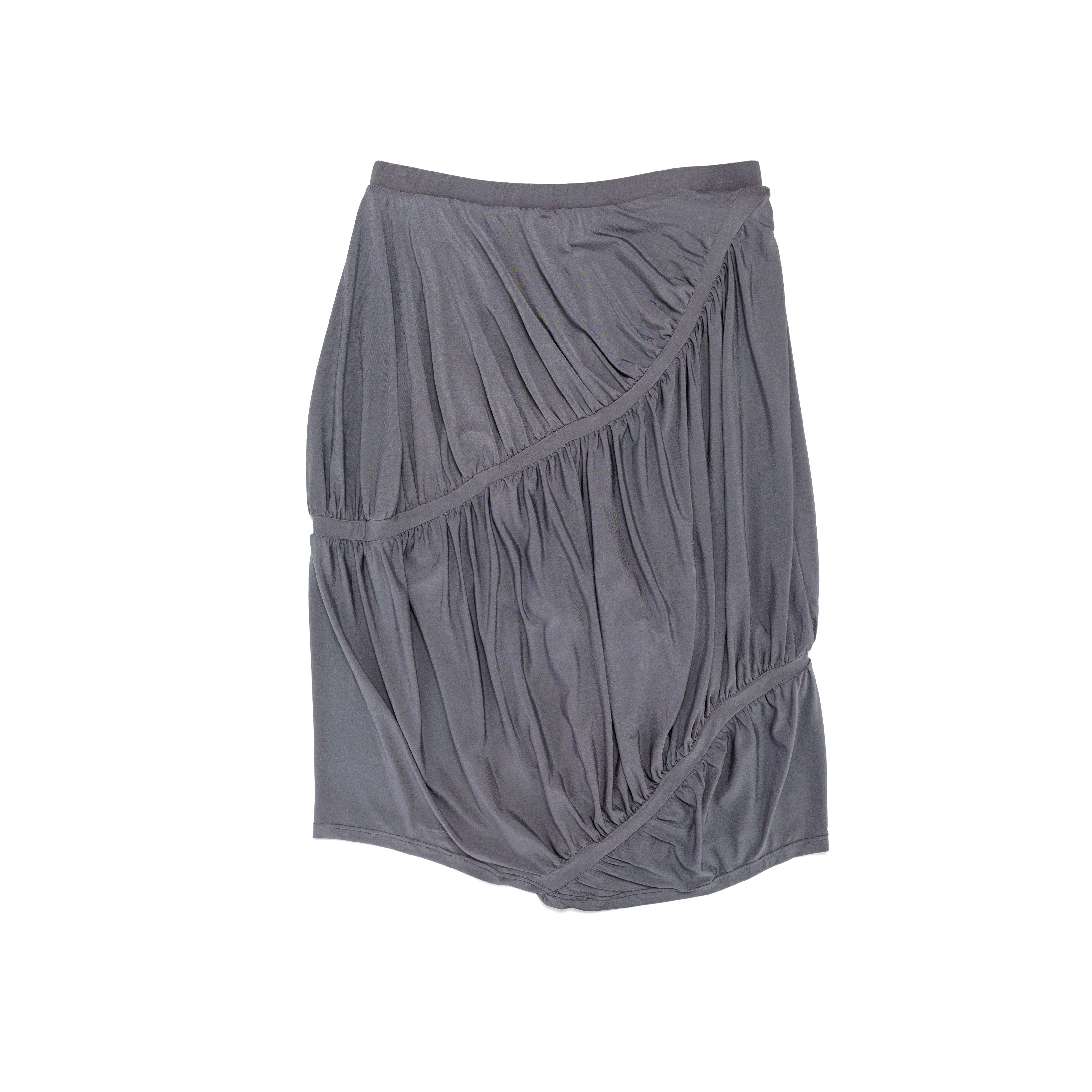 Spiral Jersey Skirt Acetate Jersey Slate - PREORDER
