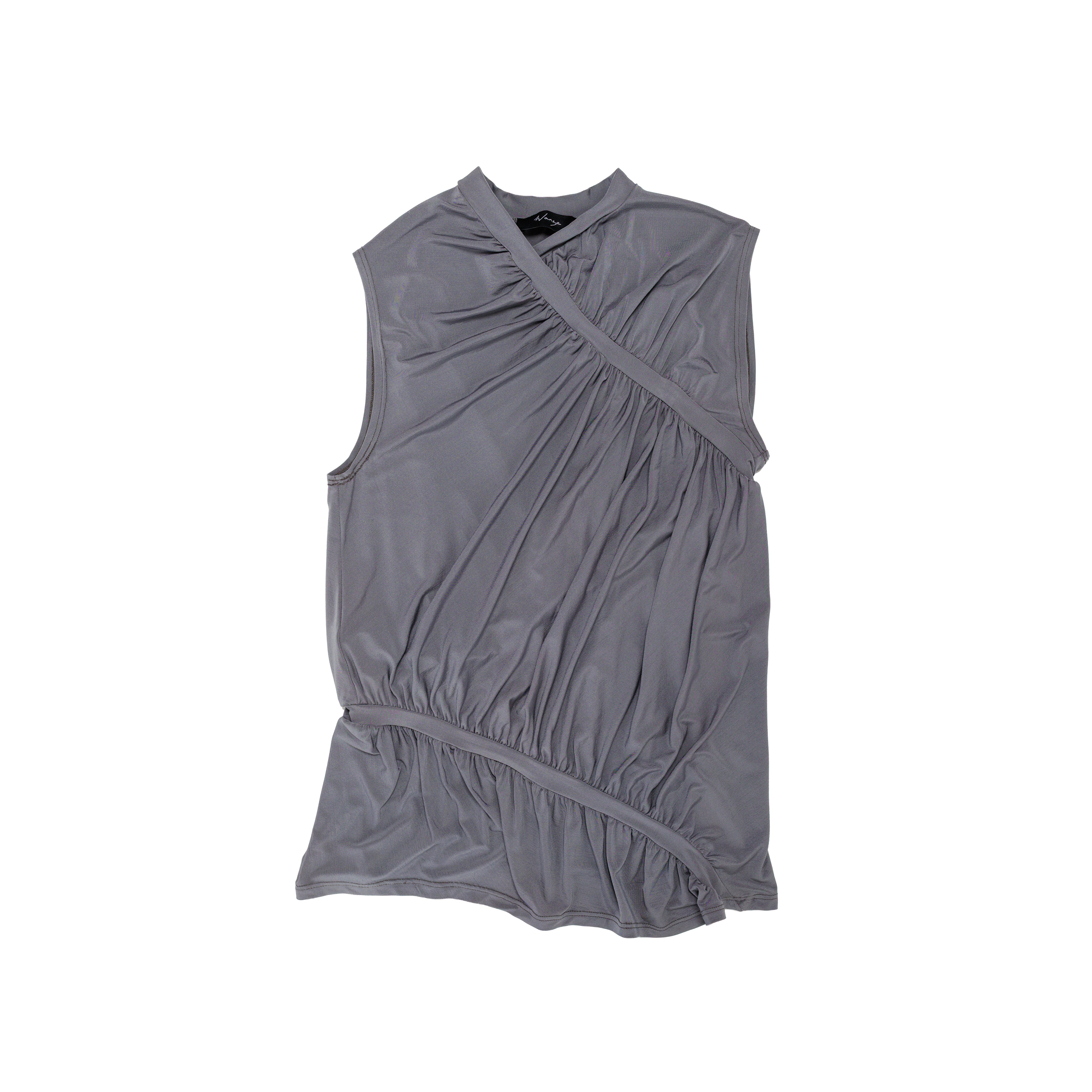 Spiral Jersey Tank Acetate Jersey Slate - PREORDER