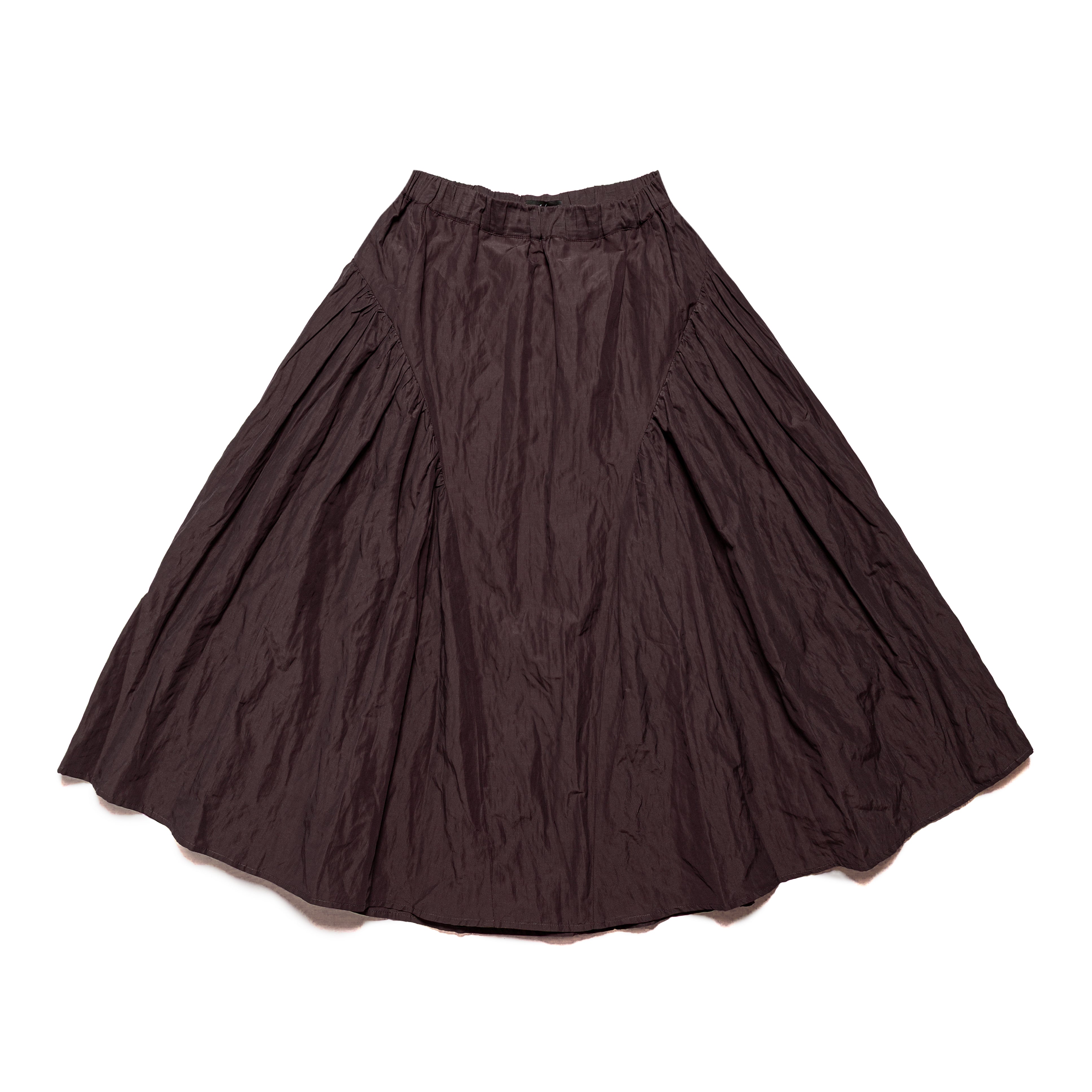 Easy Gathered Skirt Cotton Nylon Metal Prune
