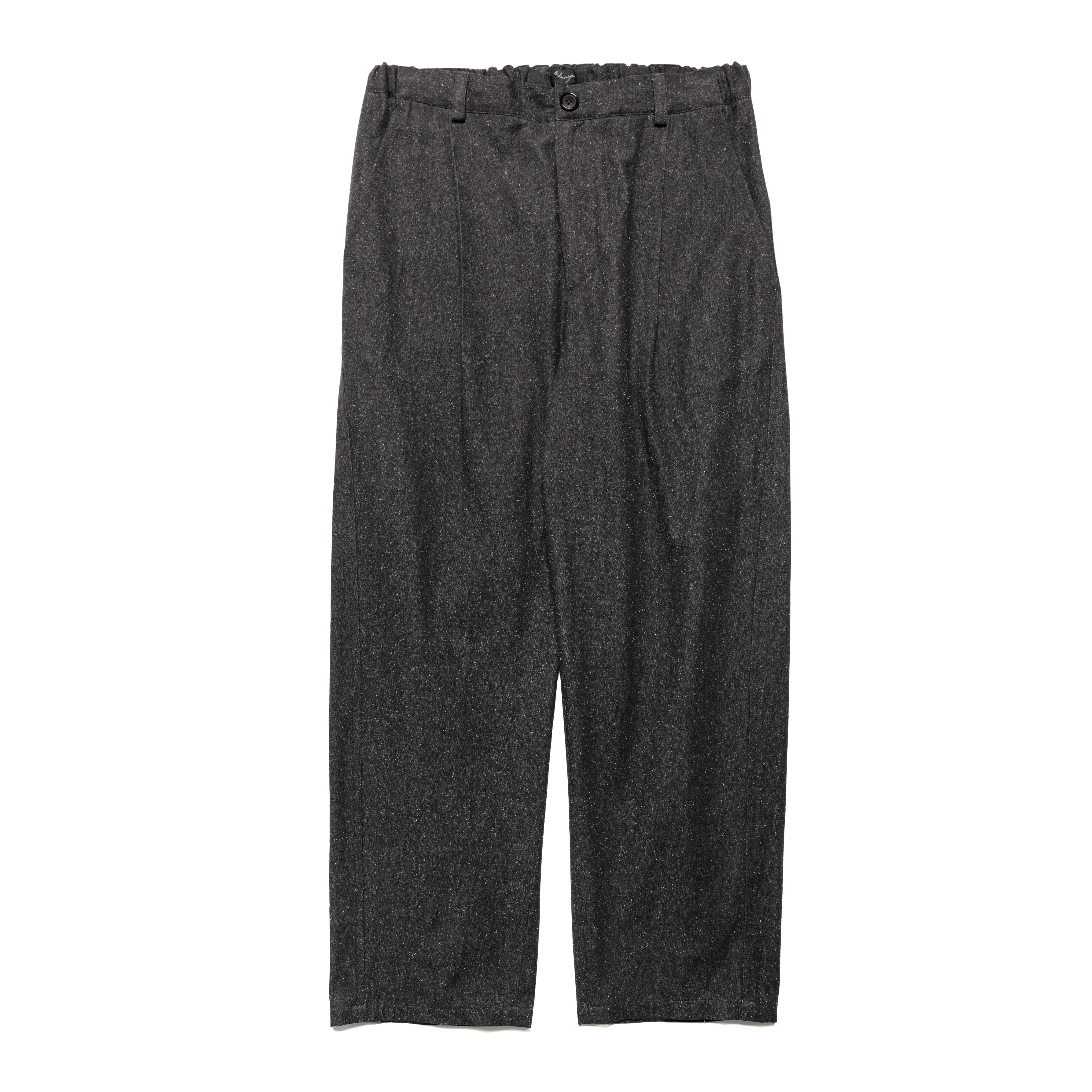 Easy Trouser Cotton Silk Chambray Black - PREORDER