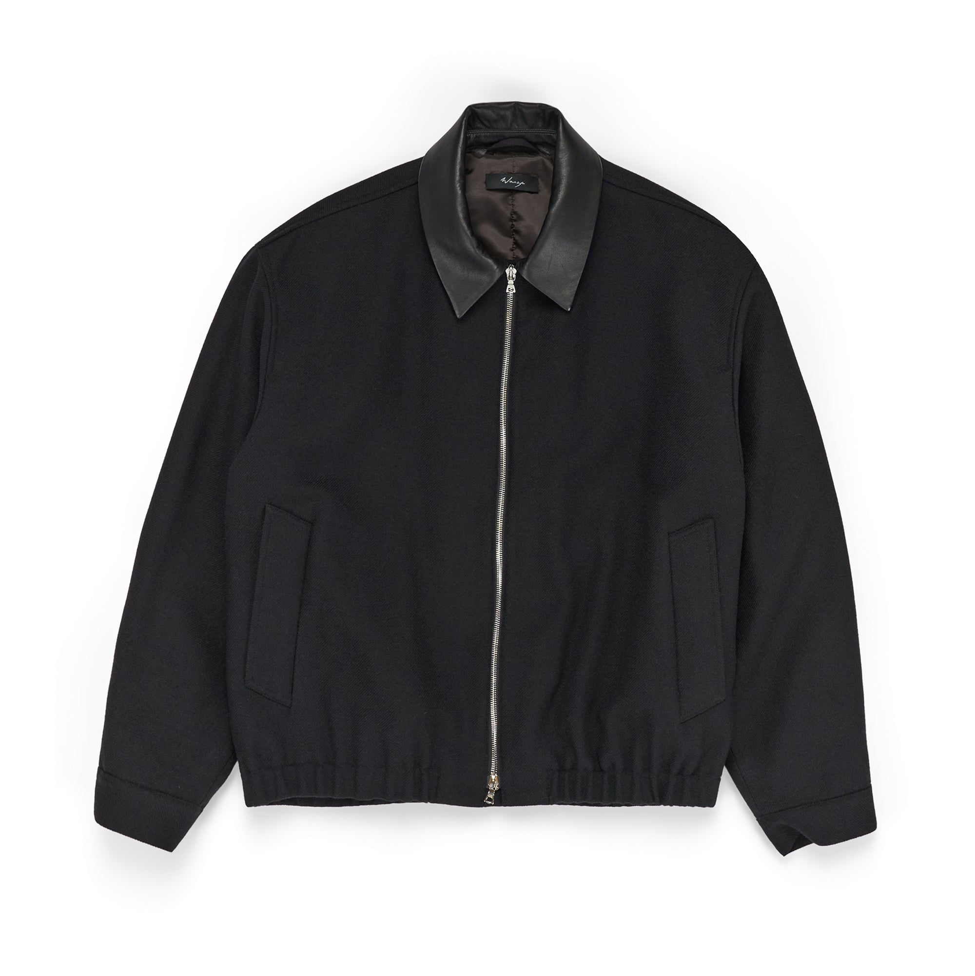 Harrington Jacket Wool Serge Black - PREORDER