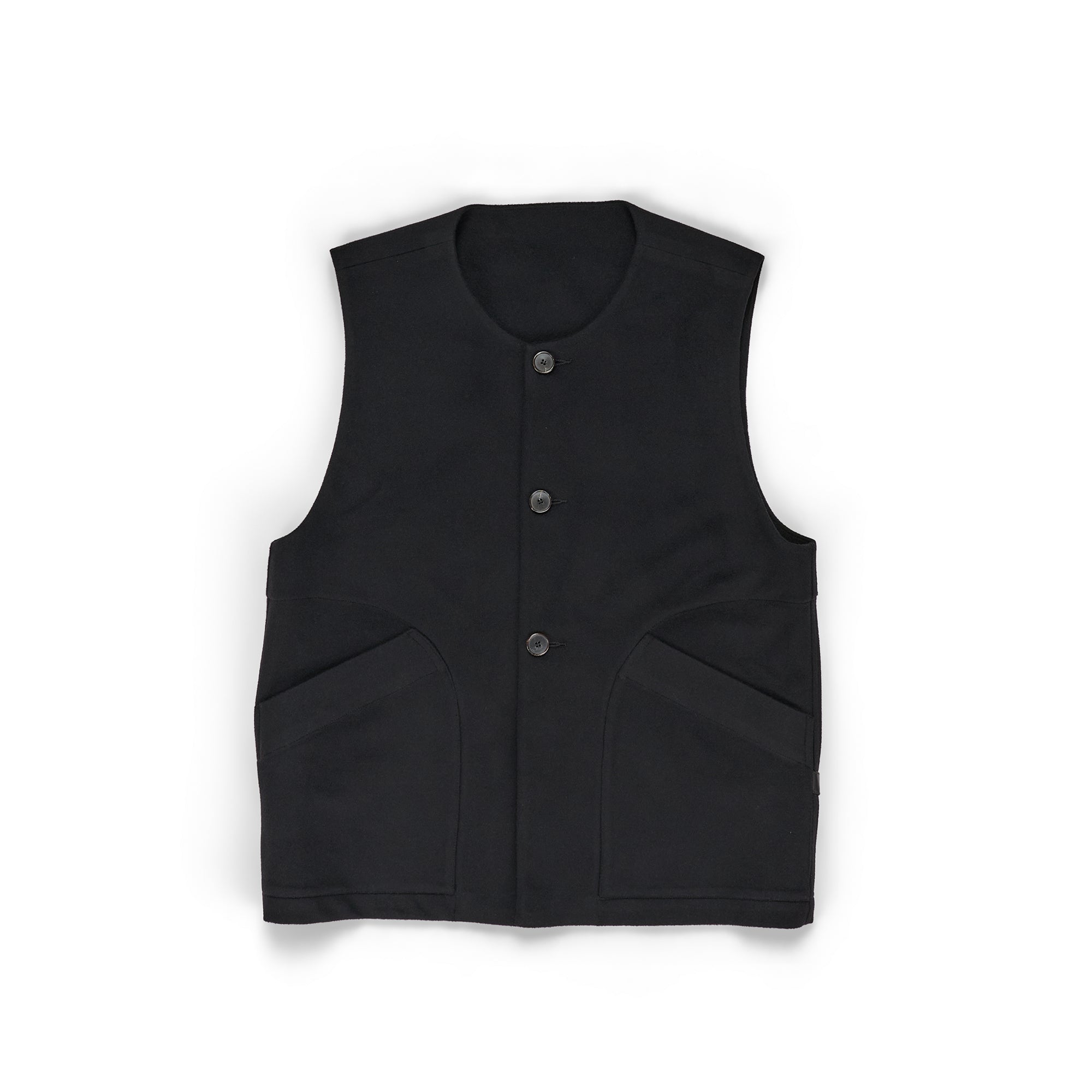 Cinch Vest Wool Cashmere Black - PREORDER