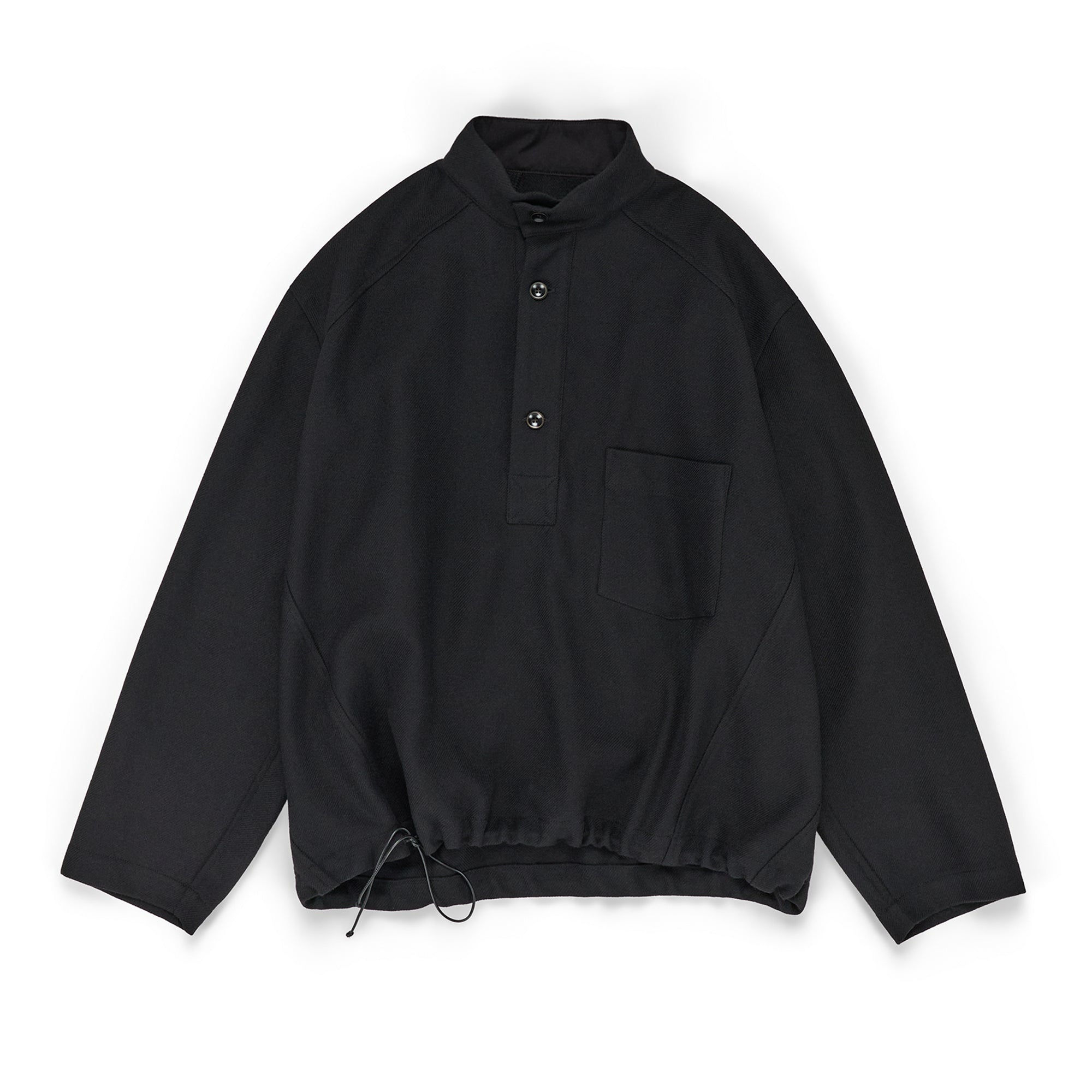 Work Smock Wool Serge Black - PREORDER