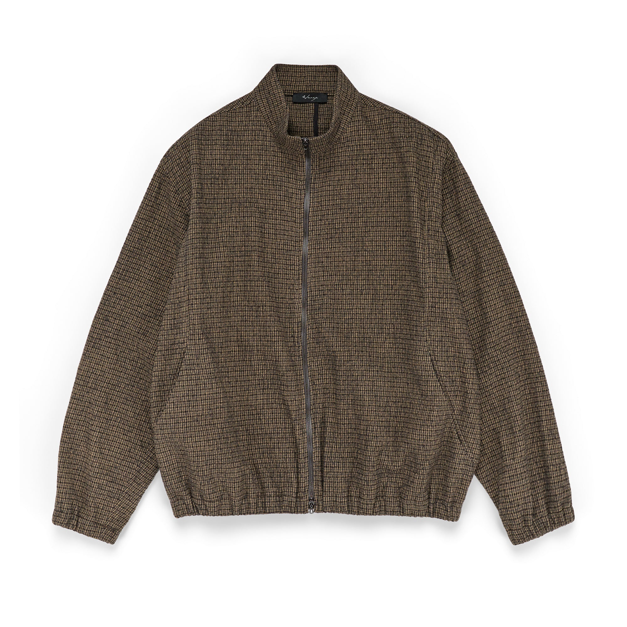 Track Jacket Brushed Cotton Wool Plaid - PREORDER