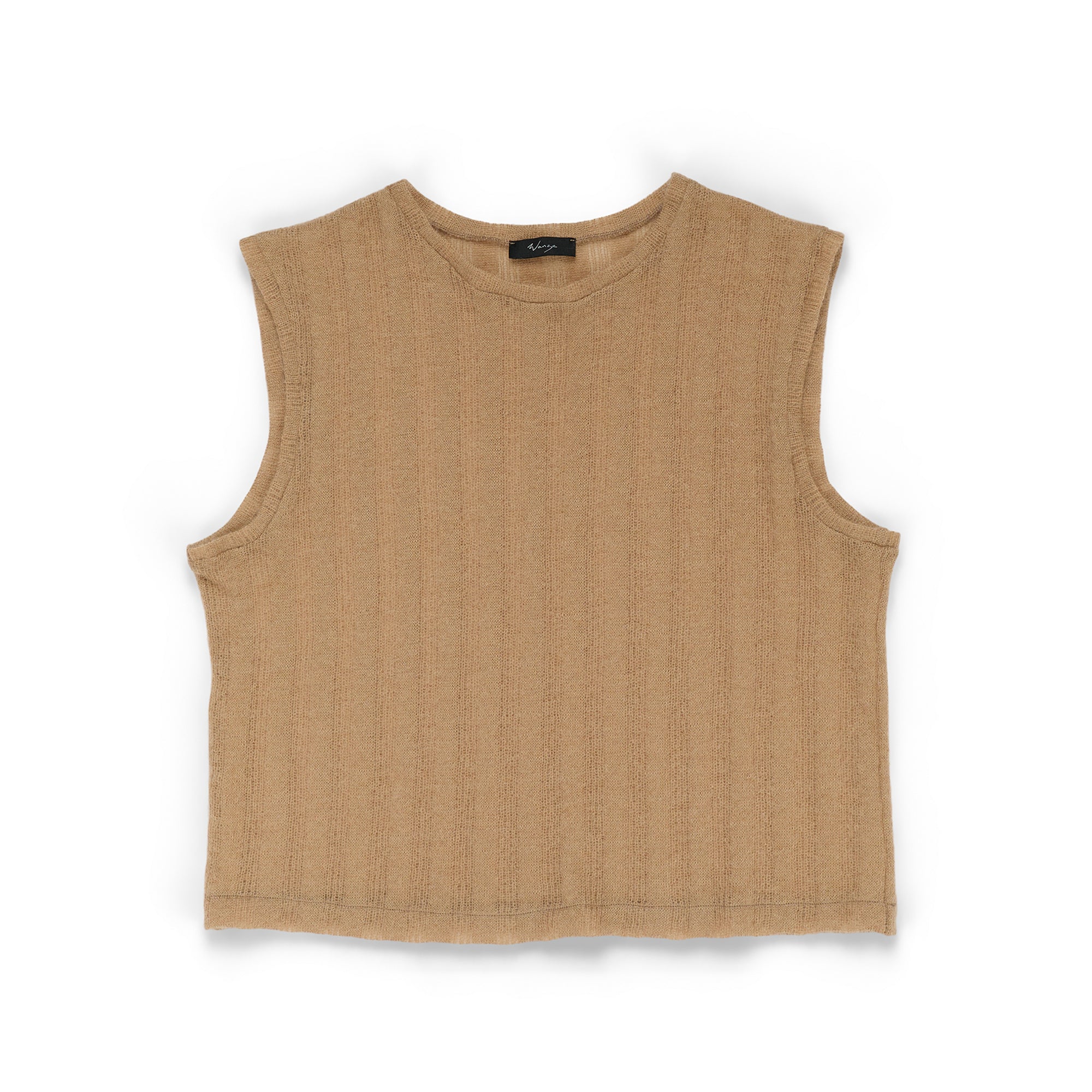 Crewneck Knit Tank Cashmere Knit