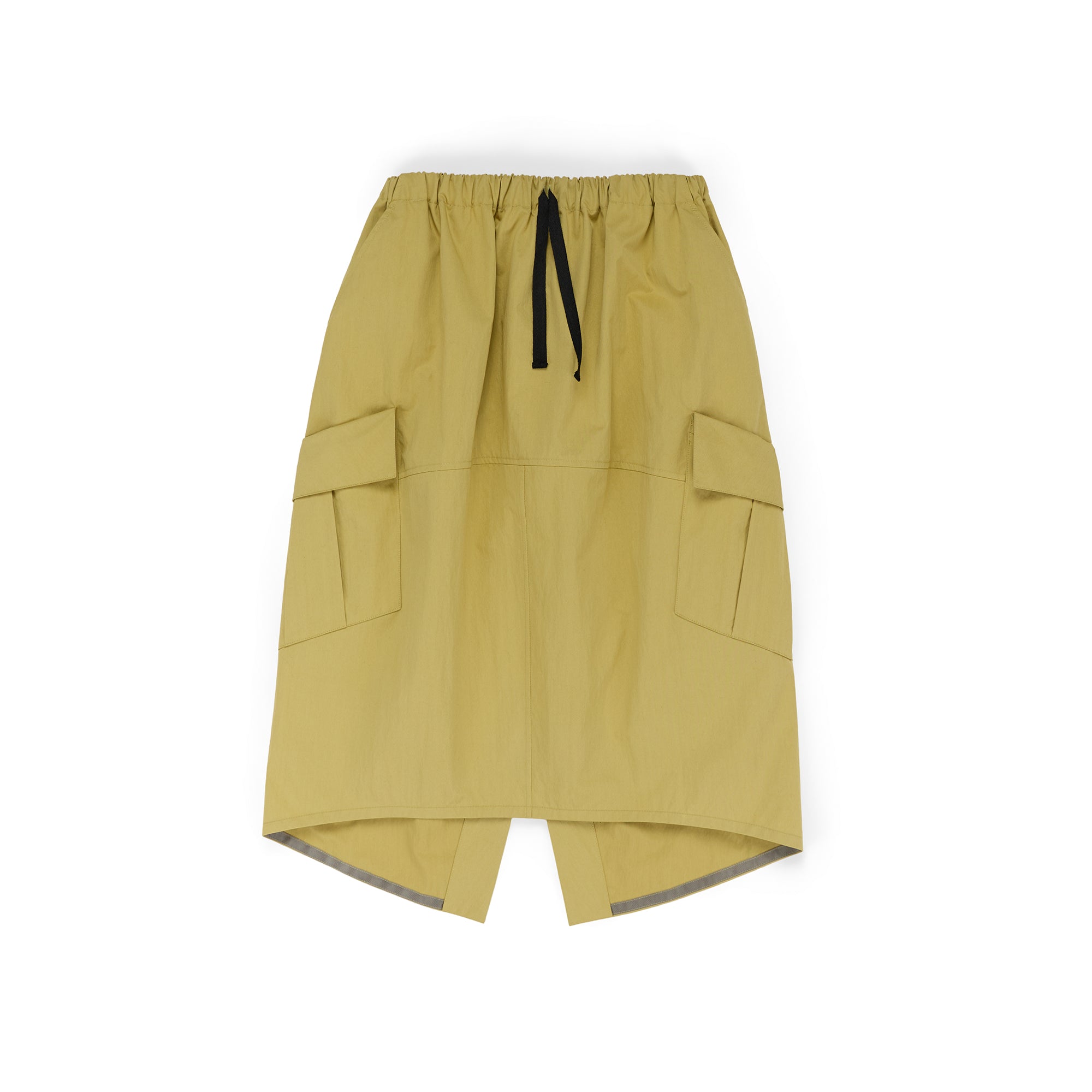 Easy Cargo Skirt Cotton Nylon Chartreuse - PREORDER