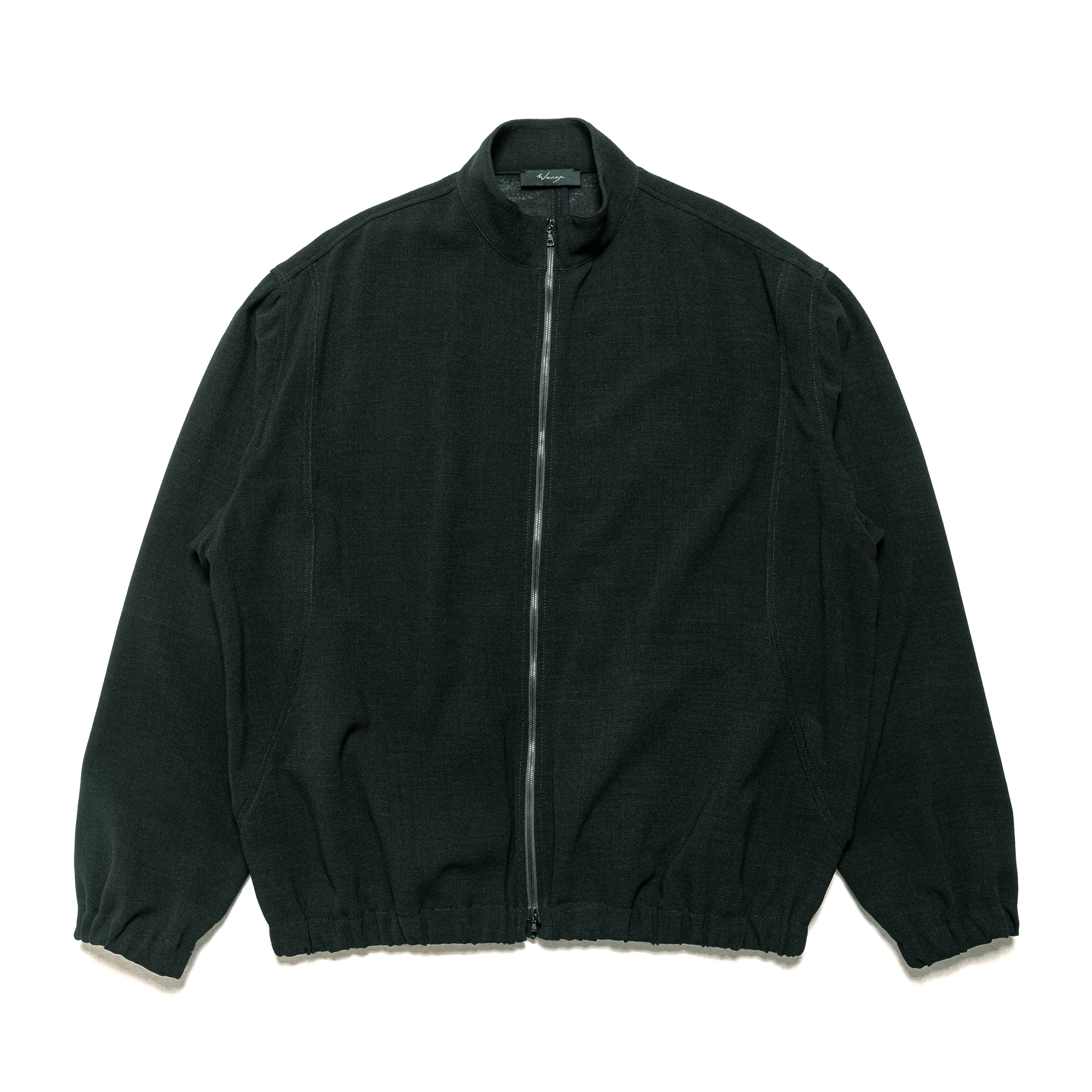 Track Jacket Wool Gauze Grey