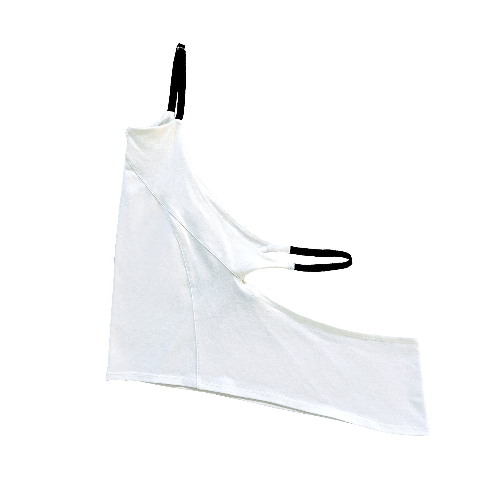 Chi Halter Top Cotton Jersey White
