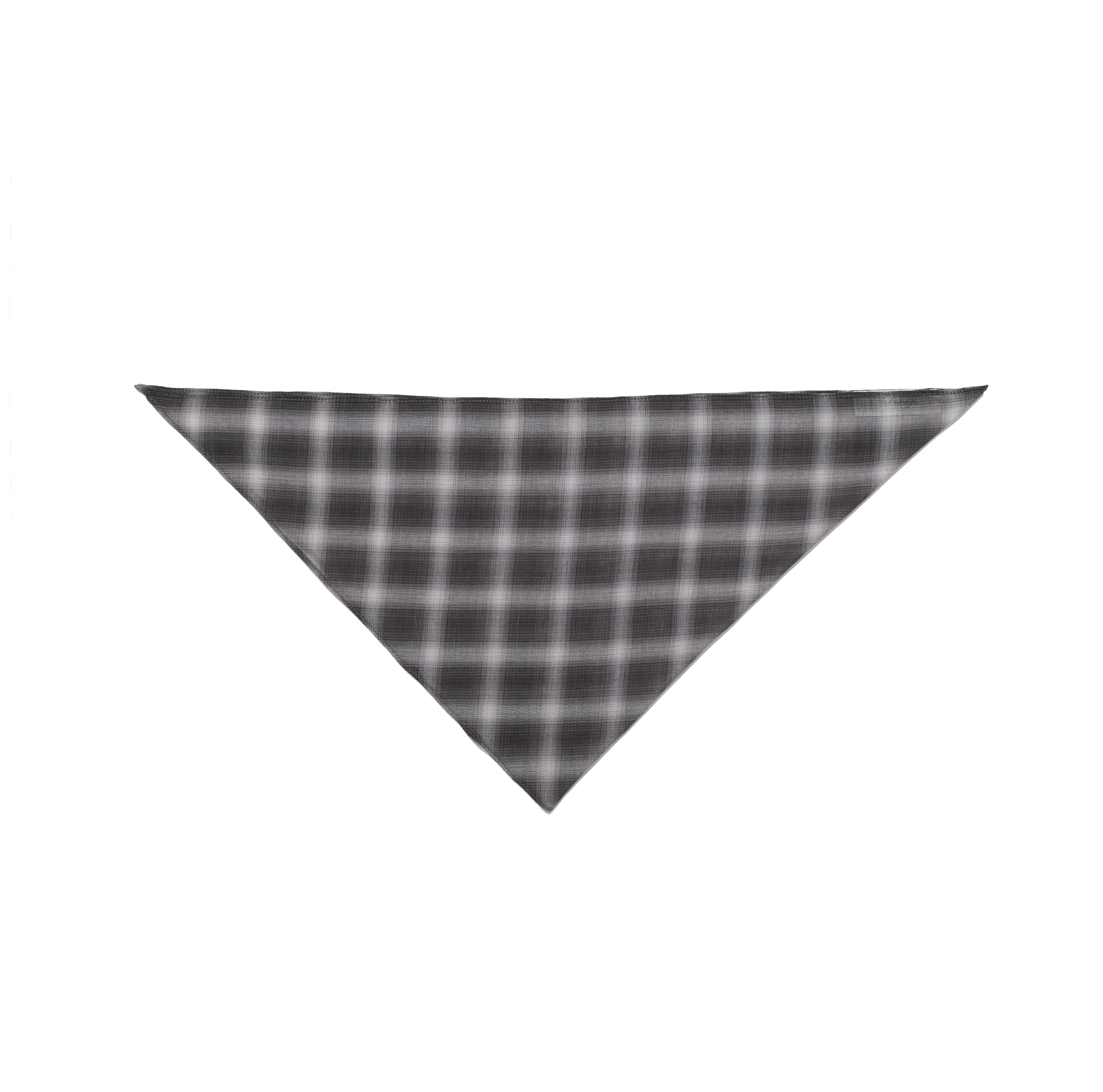 Scarf Cotton Wool Voile Plaid Graphite
