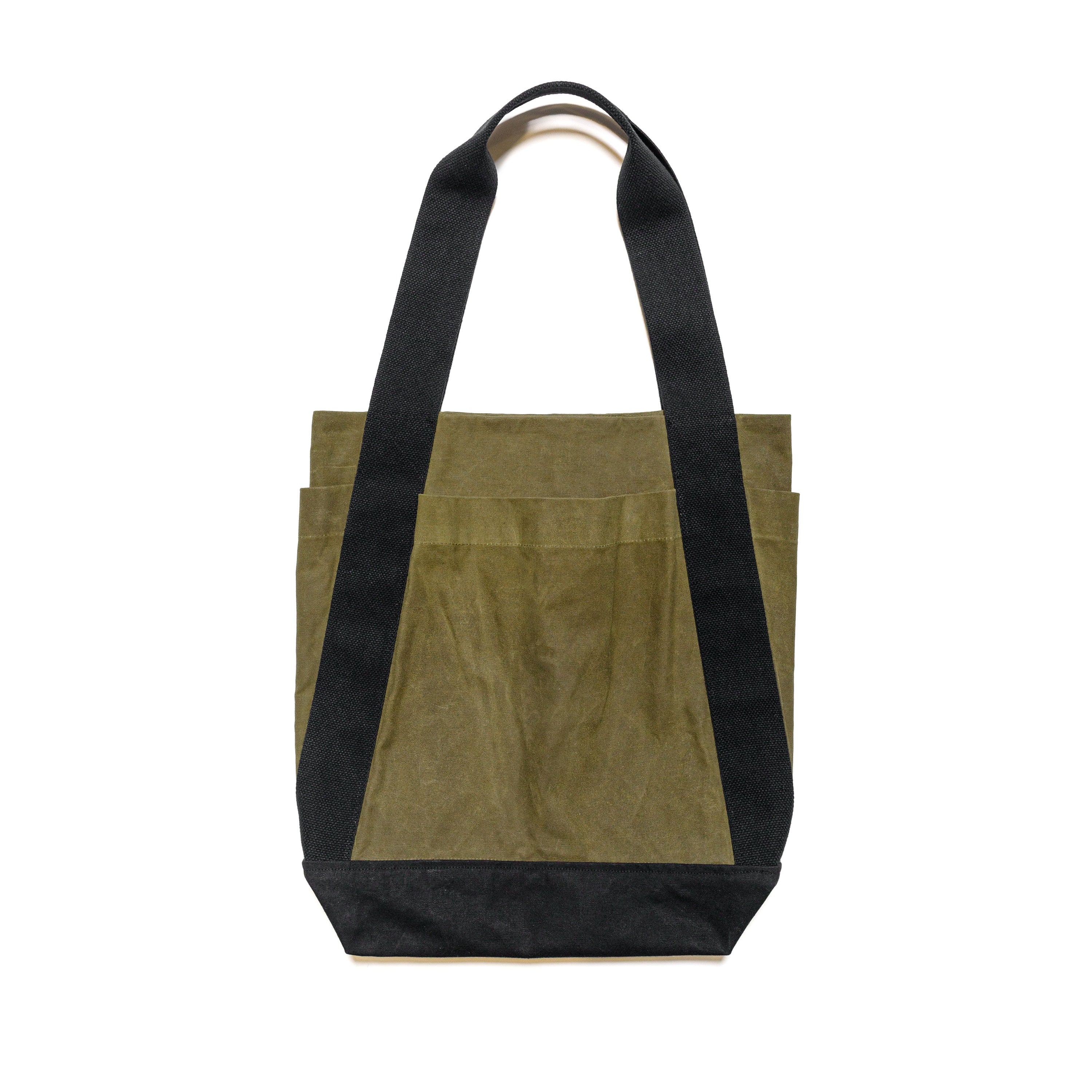 Utility Tote Waxed Cotton Olive - PREORDER