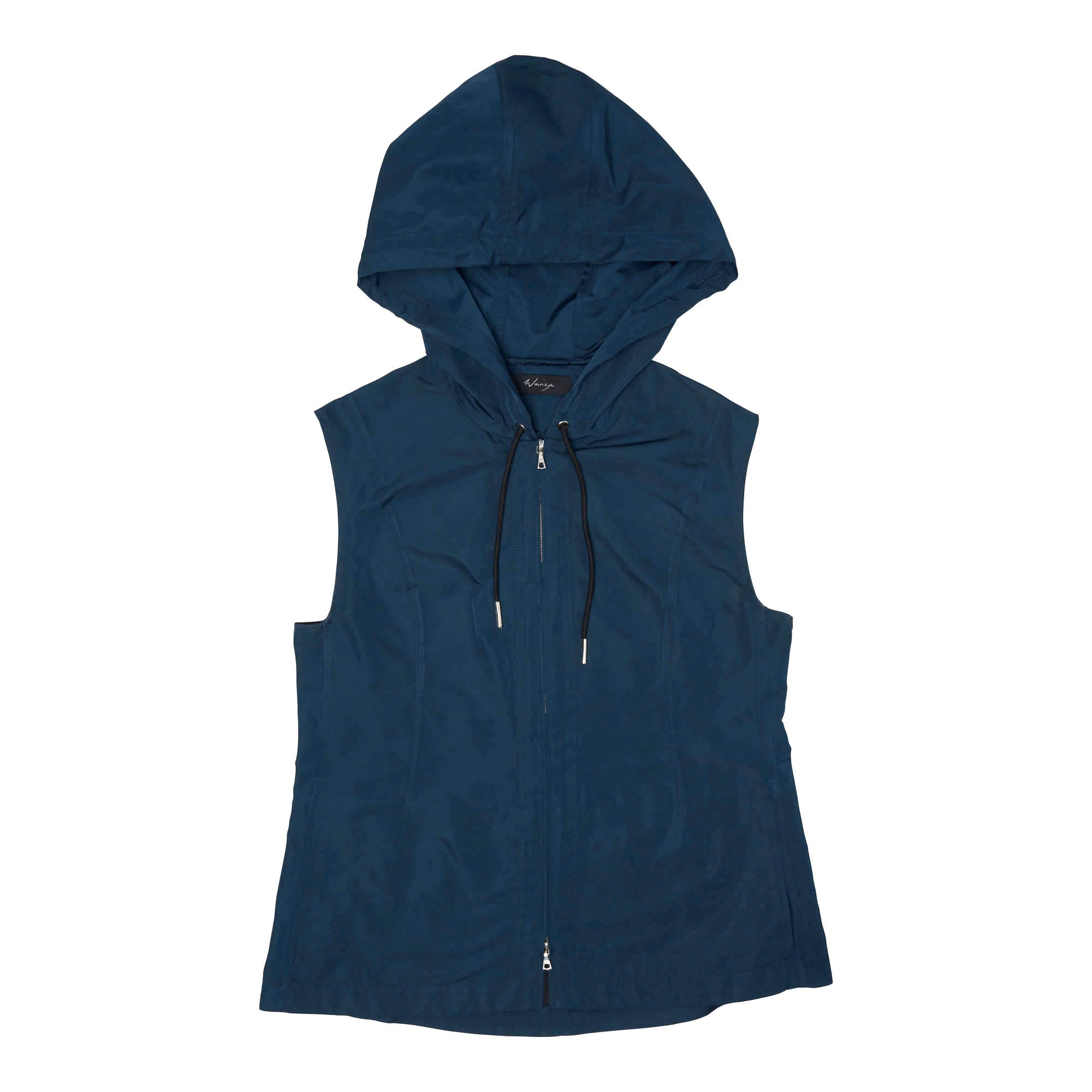 Tailored Hooded Vest Radzimir Teal - PREORDER