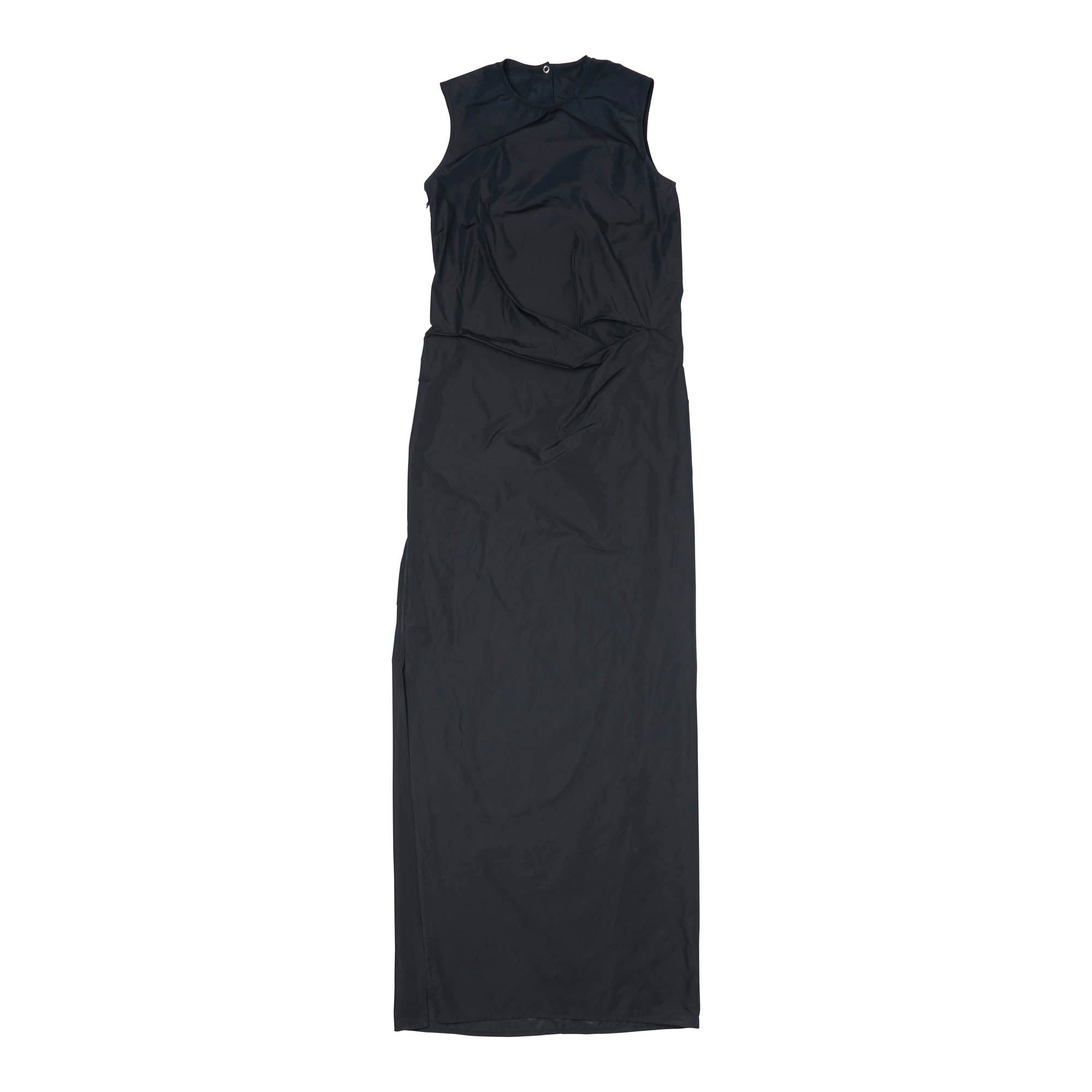Full Length Drape Dress Radzimir Black - PREORDER