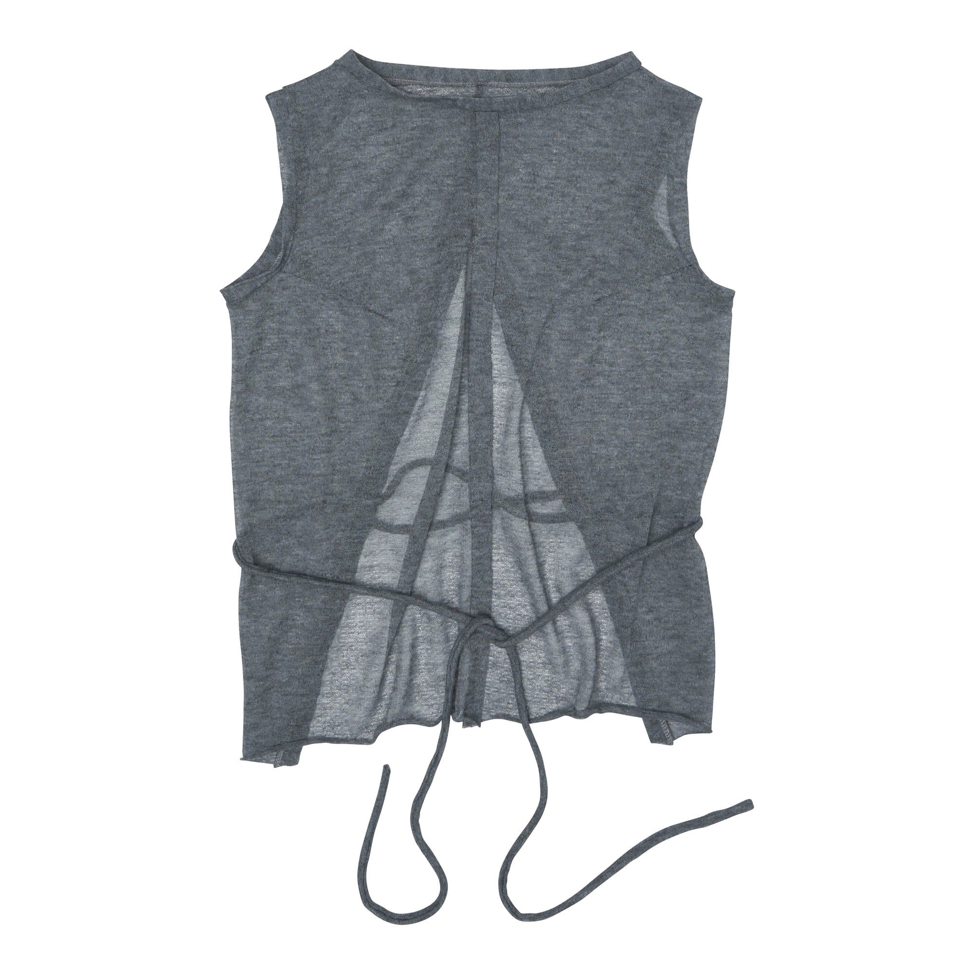 Backless Jersey Tank Viscose Grey - PREORDER