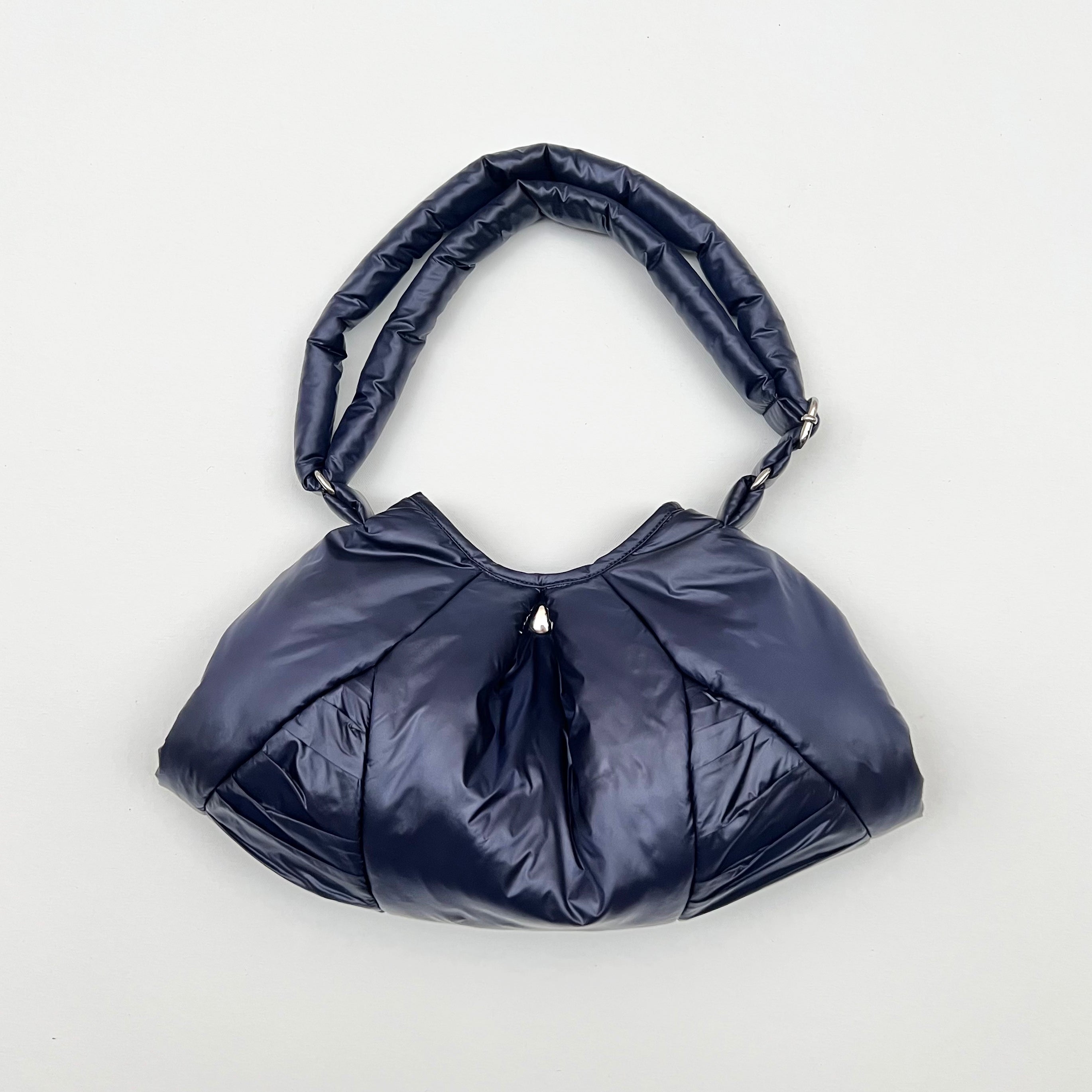 Dumpling Bag Shiny Navy
